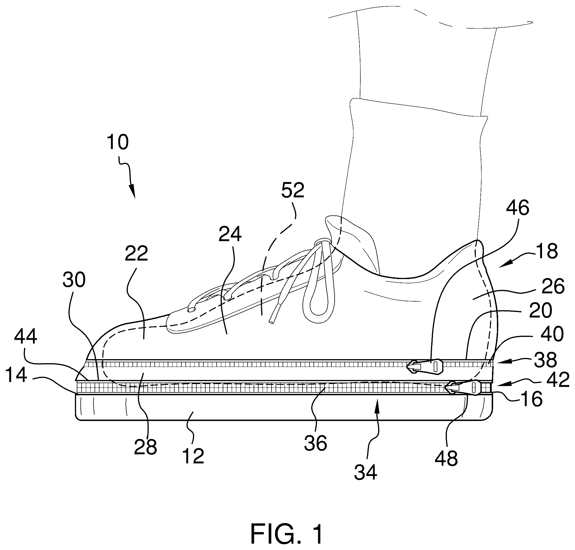 Patent US12569034 — Expandable shoe — Figure 1