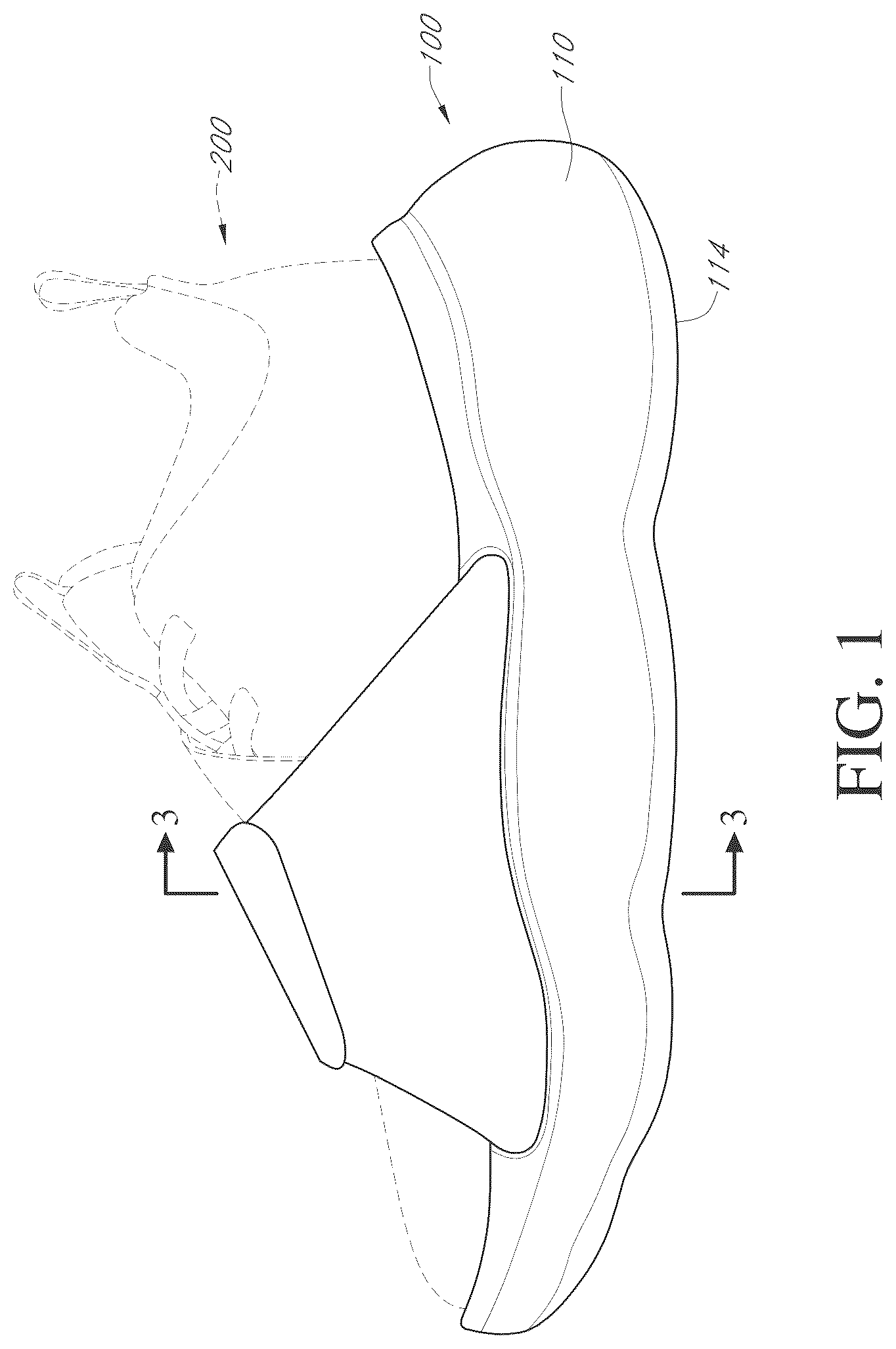 Patent US12569035 — Adhesive insert for shoe sole cleaning and protection — Figure 1