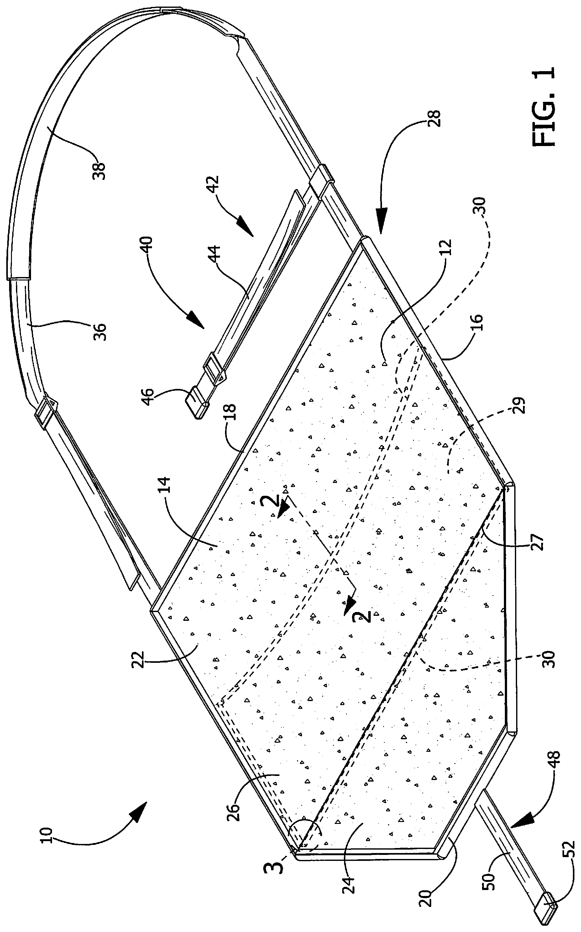Patent US12569075 — Child carrier — Figure 1
