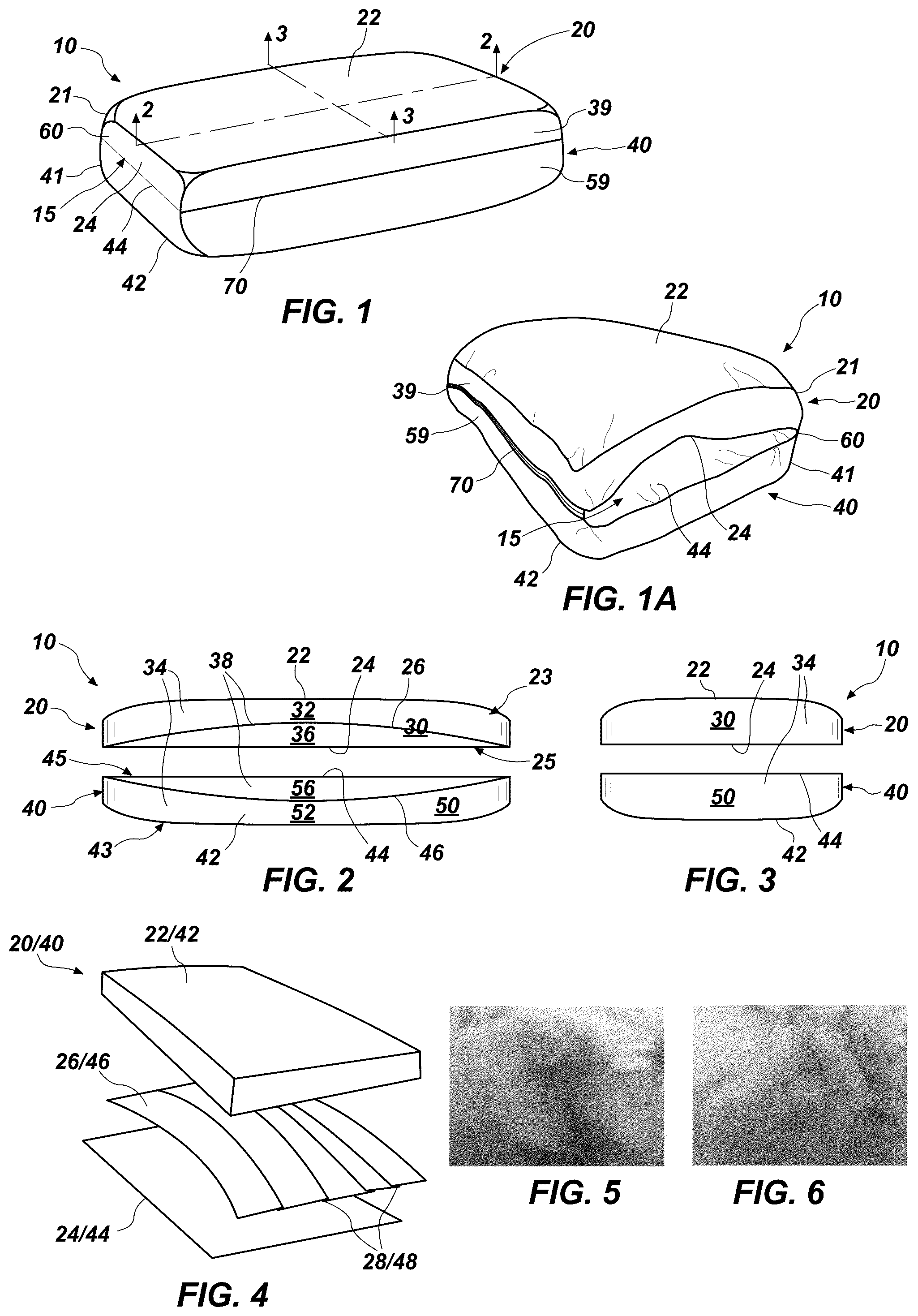 Patent US12569082 — Pillow with variable cushioning characteristics — Figure 1