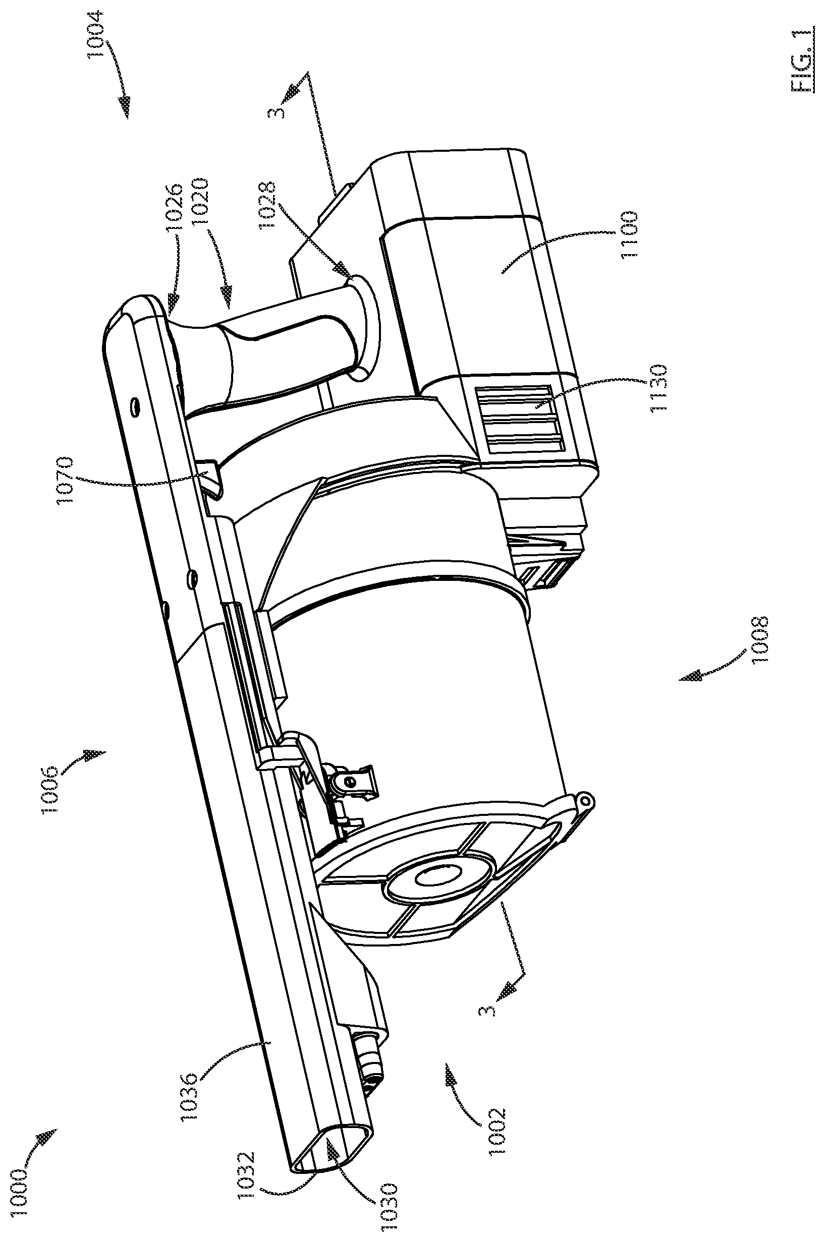 Patent US12569099 — Surface cleaning apparatus — Figure 1