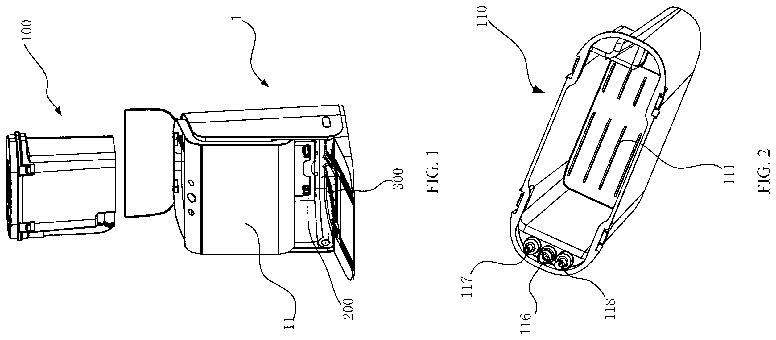 Patent US12569104 — Liquid tank and base station — Figure 1