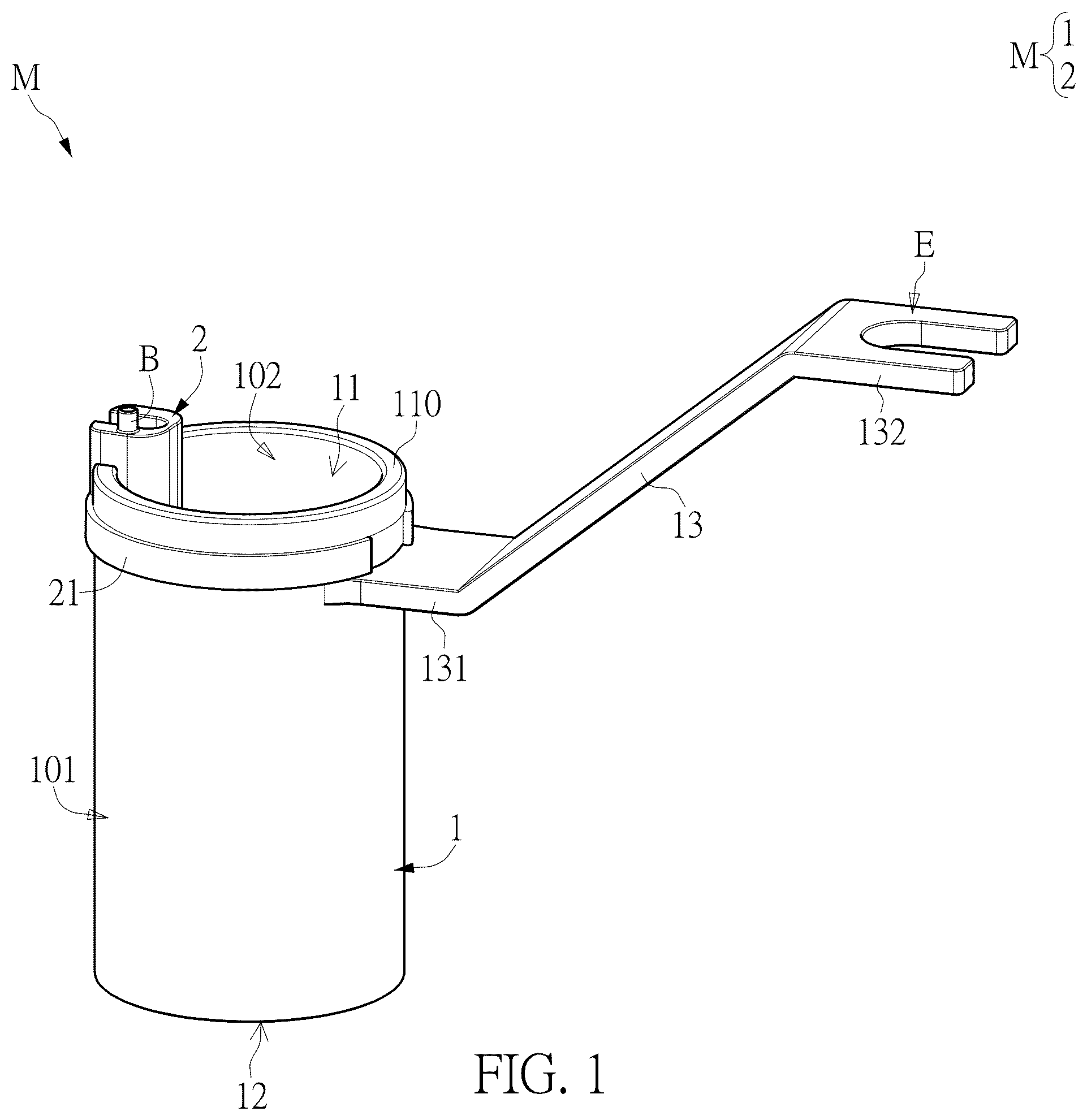 Patent US12569121 Figure 1 – Sleeve assembly and endoscope device