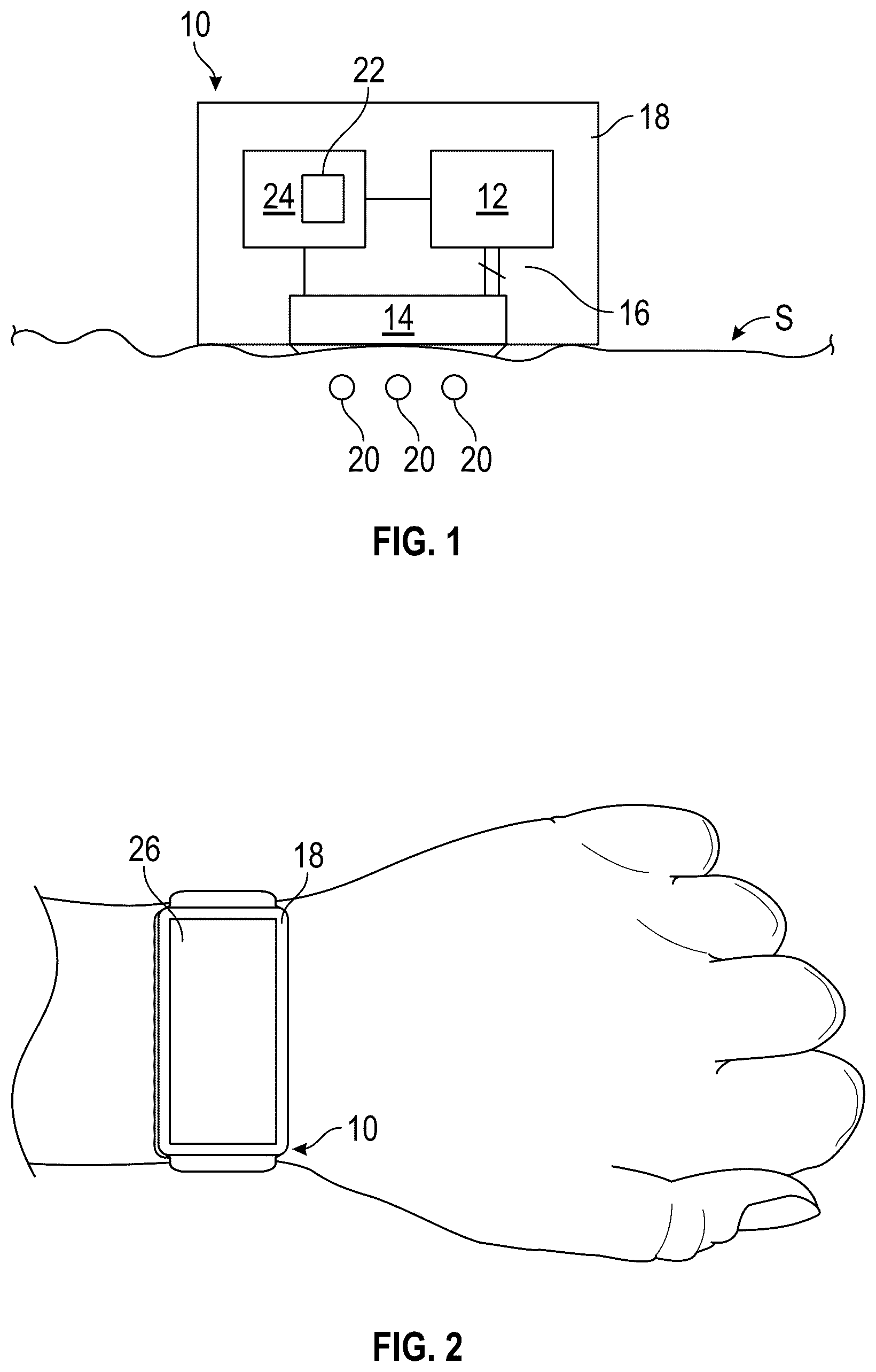 Patent US12569157 — Skin hydration measurement system — Figure 1