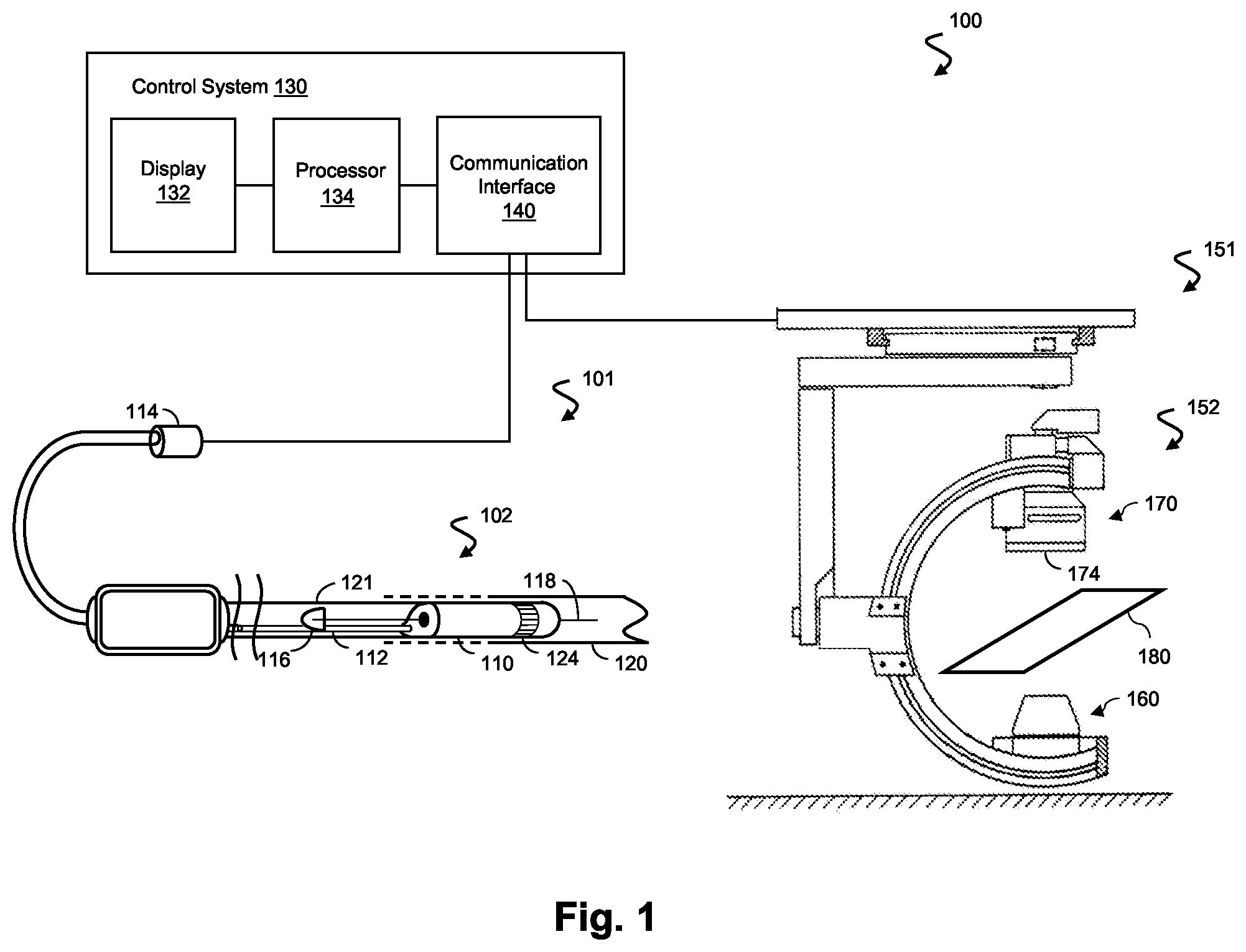Patent US12569210 Figure 1 – Coregistration reliability with extraluminal image and intraluminal data