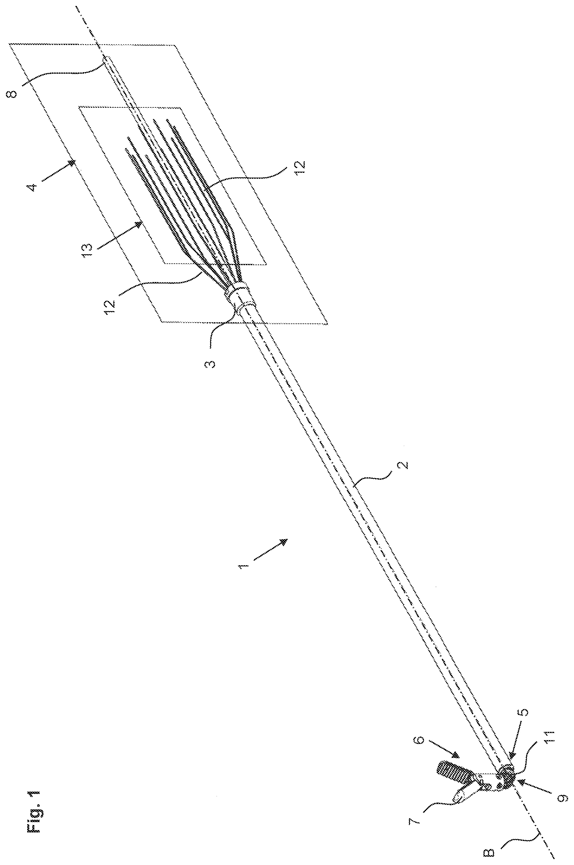 Patent US12569232 Figure 1 – Surgical instrument and steering gear thereof