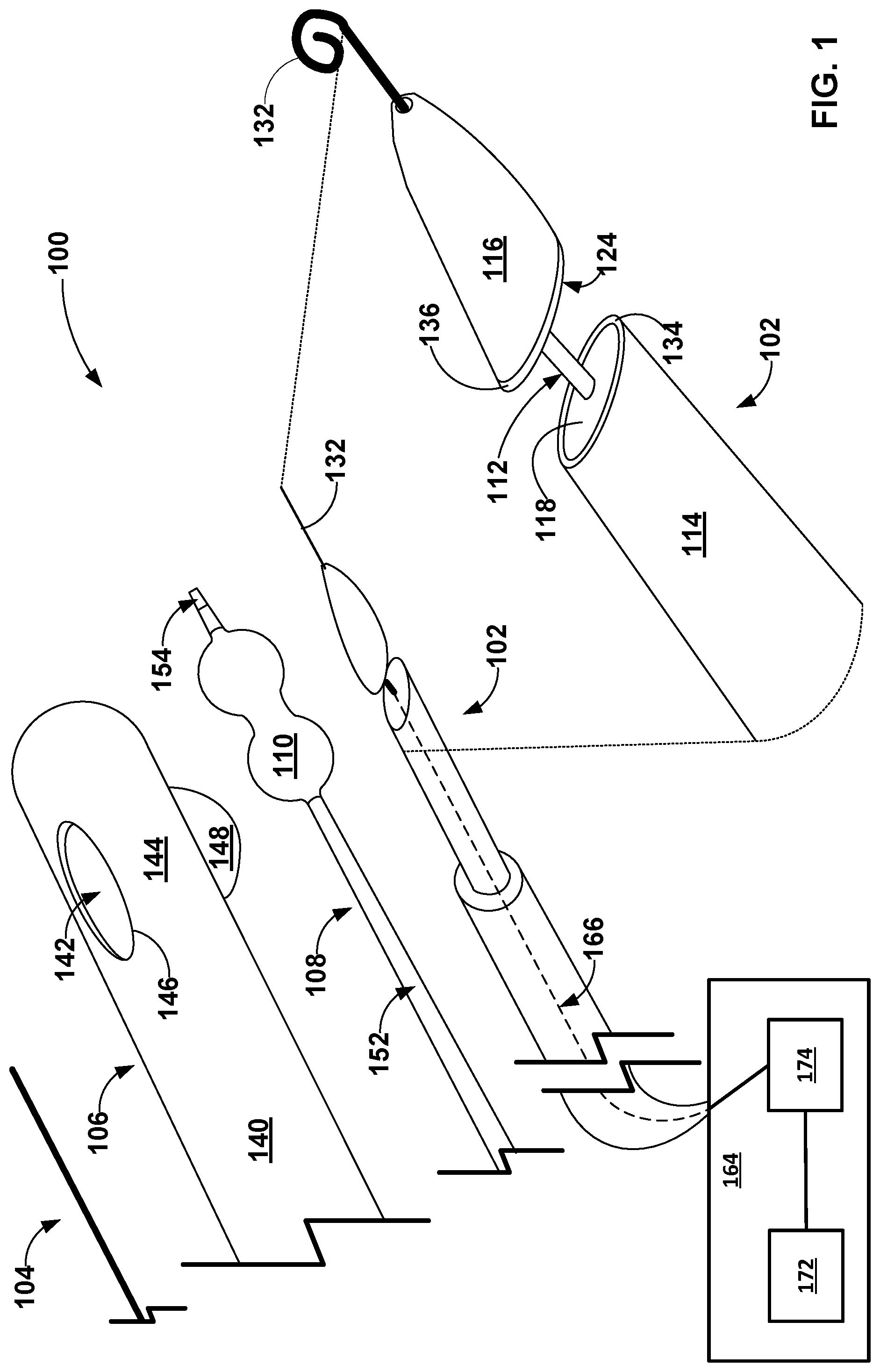 Patent US12569296 — Left-atrium-to-coronary-sinus shunt — Figure 1