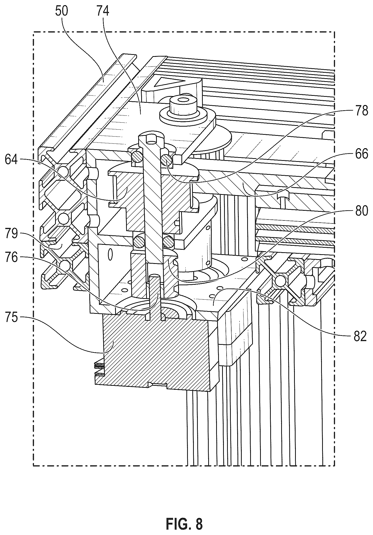 Patent US12569308 Figure 9 – User interface for rotational device movement