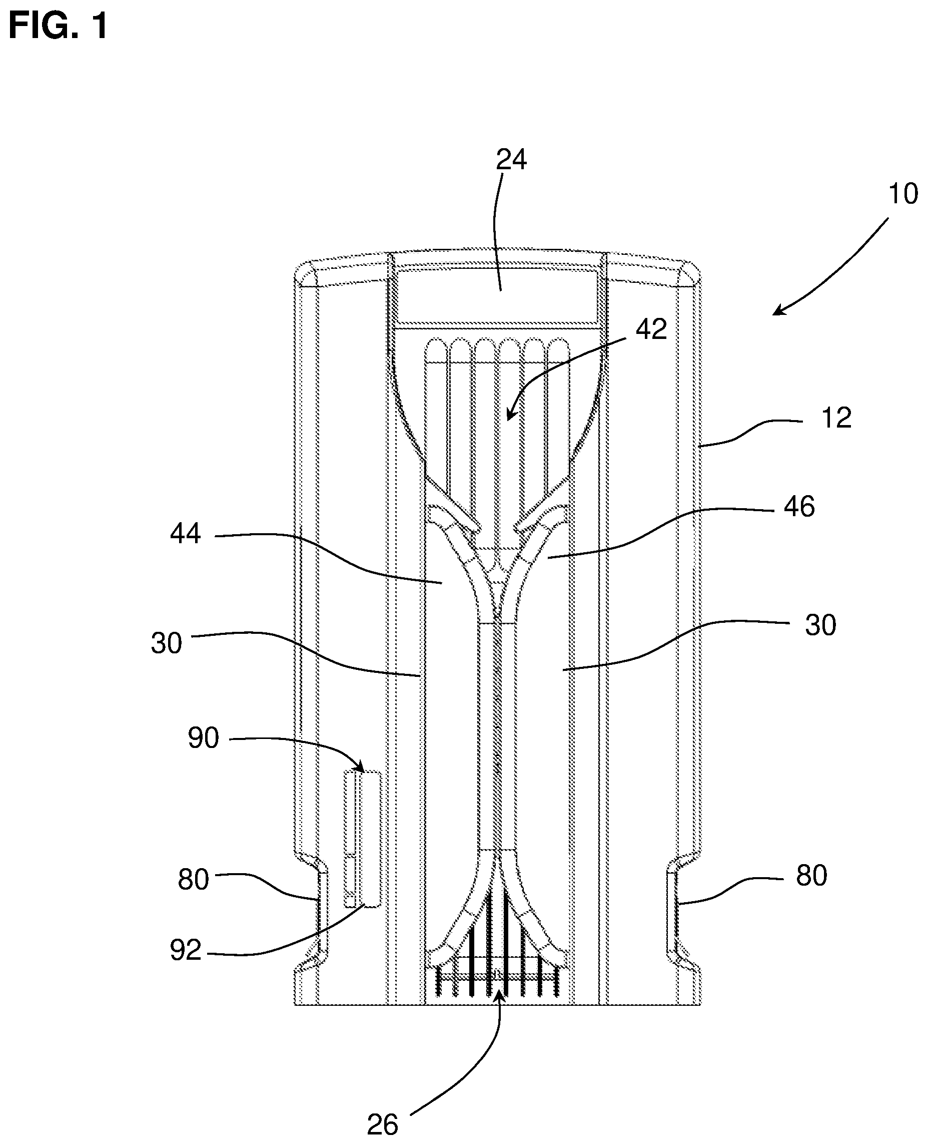 Patent US12569317 — Enhanced stethoscope cleaning assembly — Figure 1