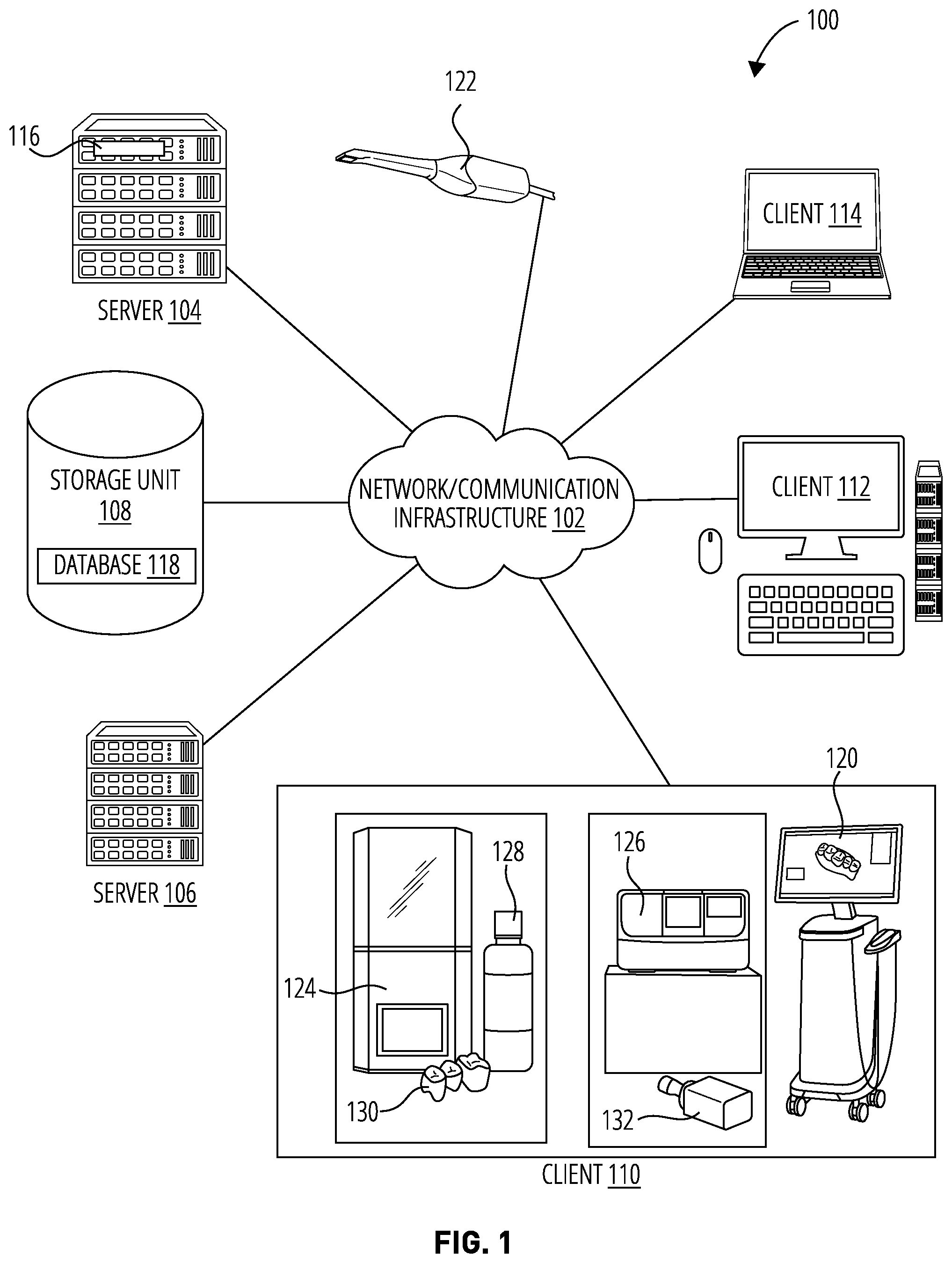 Patent US12569321 — Proposing dental restoration material parameters — Figure 1