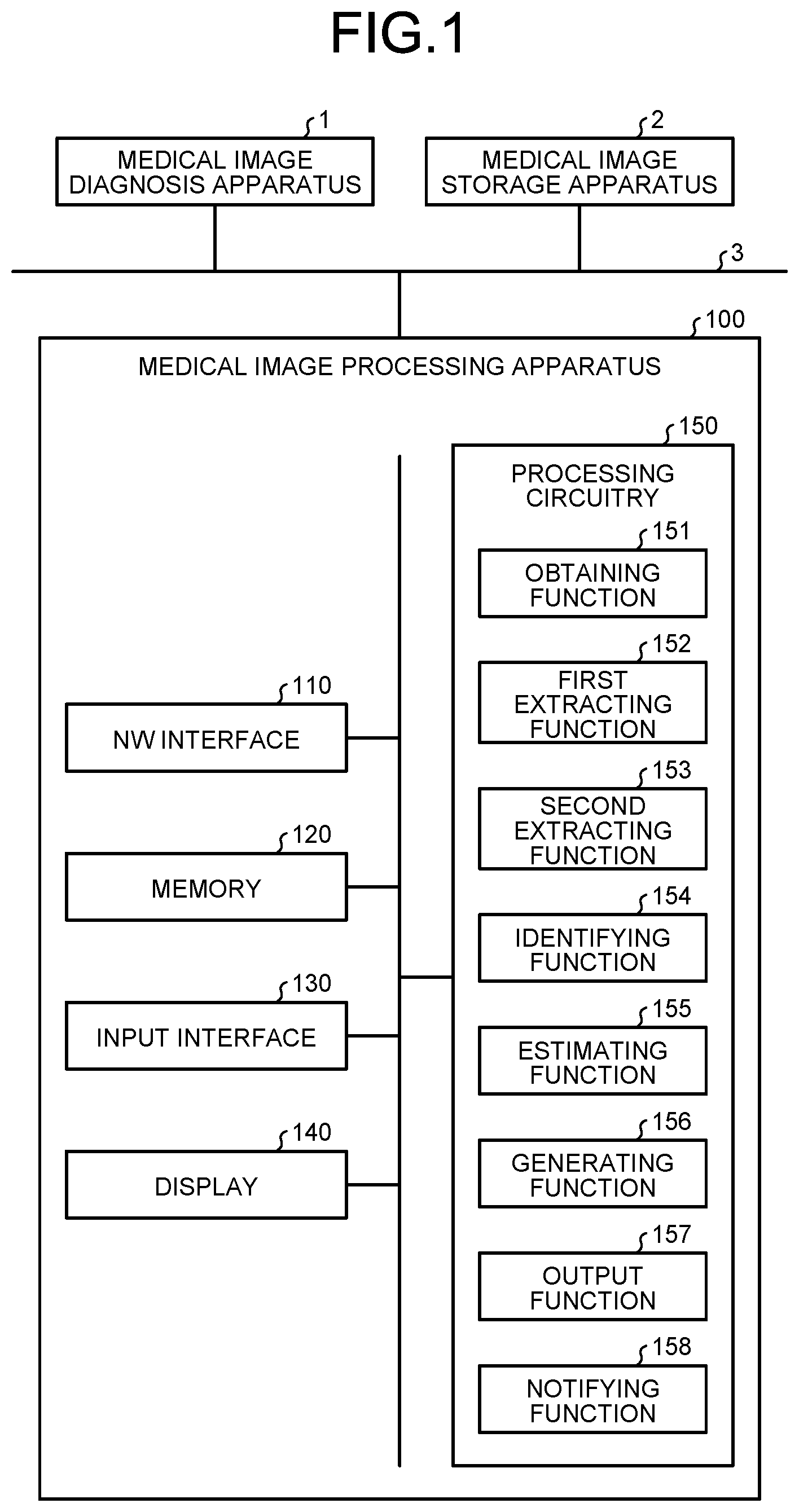 Patent US12569329 Figure 1 – Medical image processing apparatus, medical image processing method, and non-transitory computer-readable storage medium