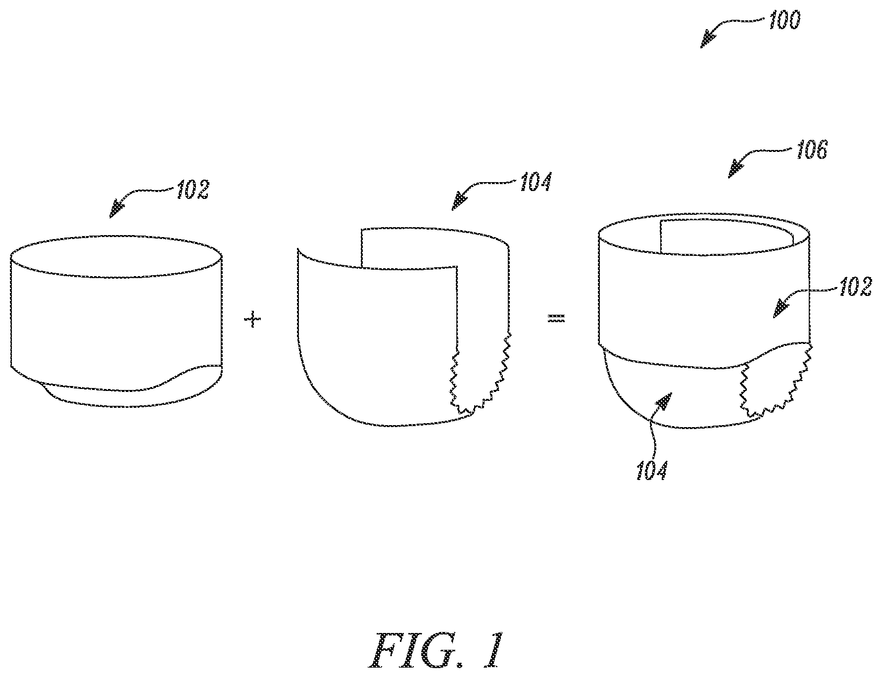 Patent US12569376 Figure 1 – Absorbent article with reusable belt and methods for manufacturing thereof