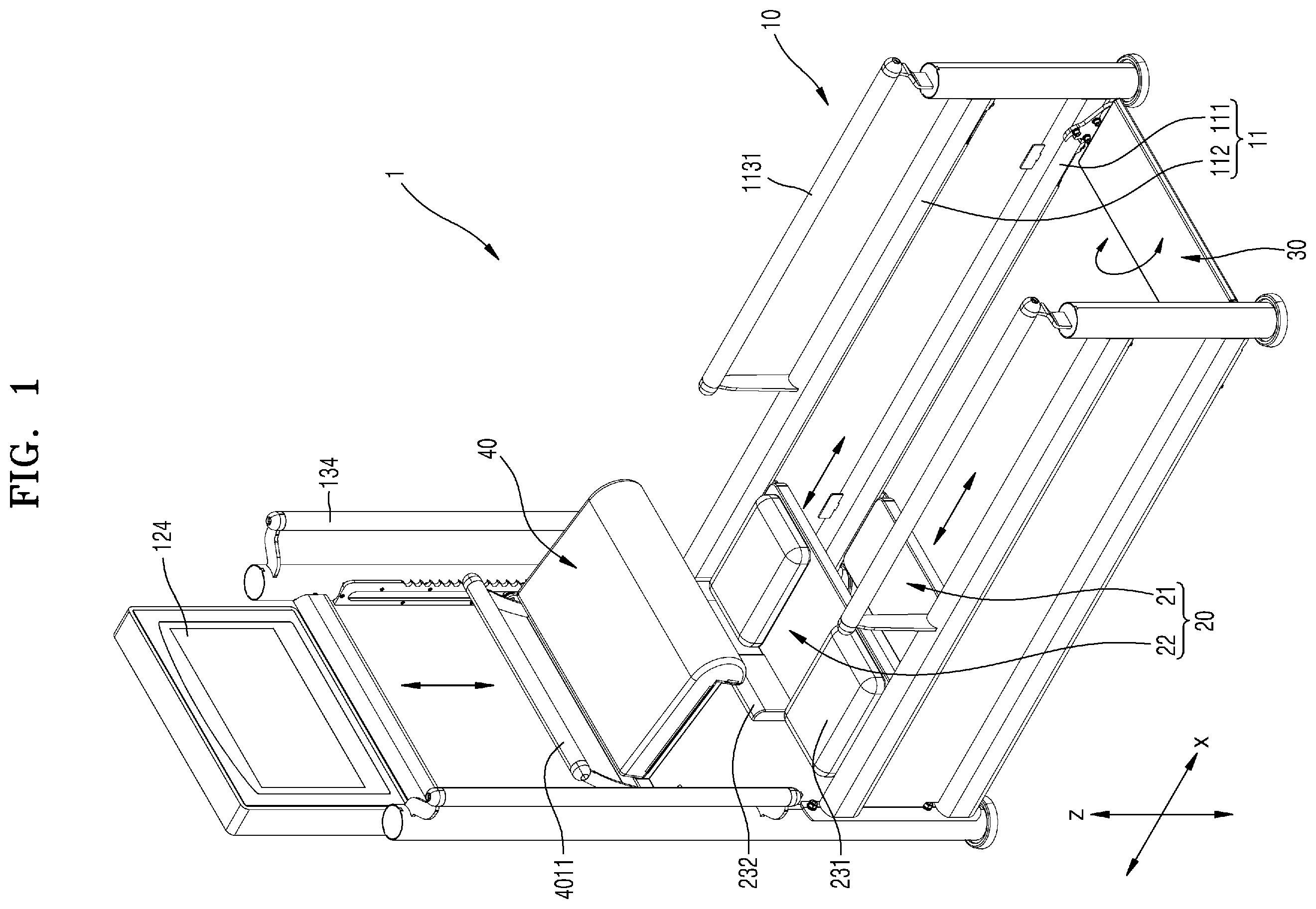Patent US12569391 — Multi-function stretching apparatus — Figure 1