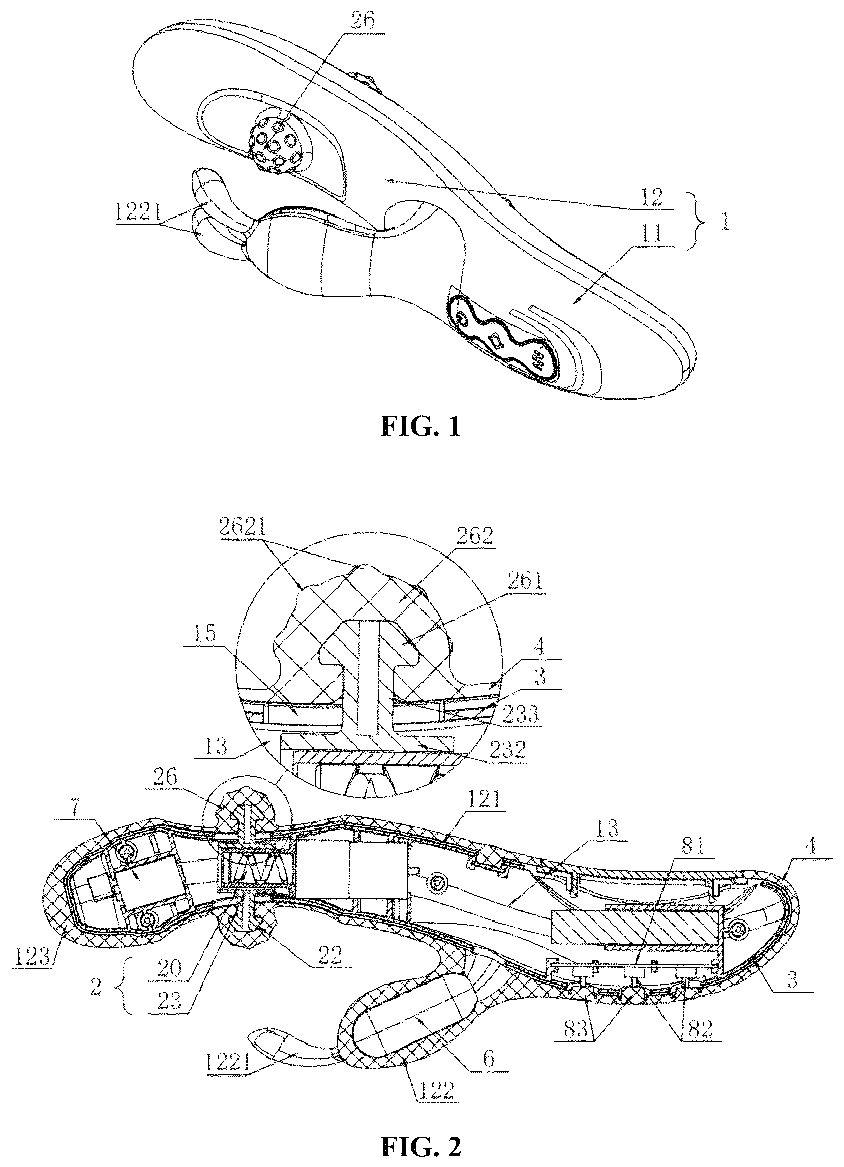 Patent US12569395 — Peristaltic massager — Figure 1