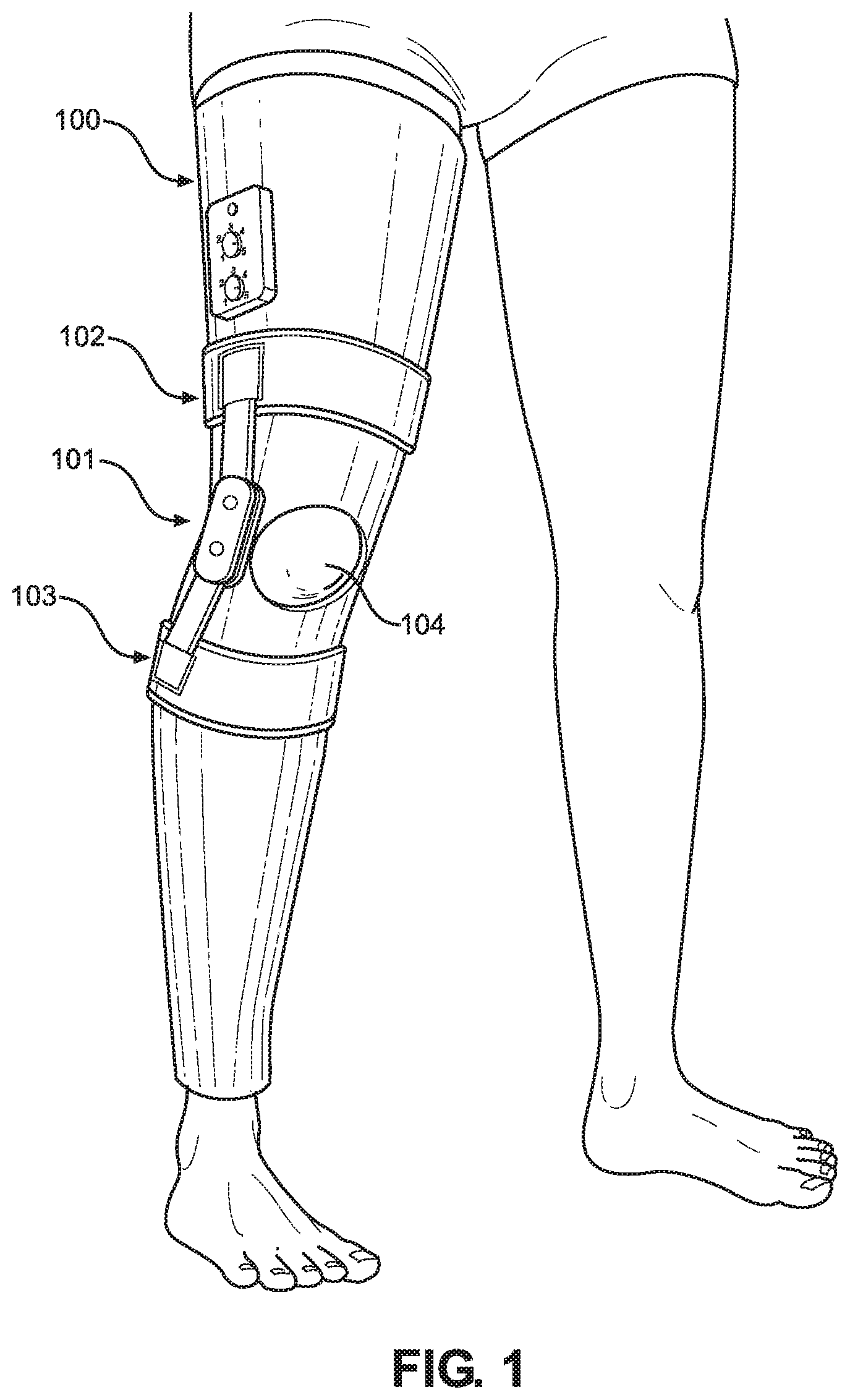 Patent US12569396 — Heated massaging brace — Figure 1