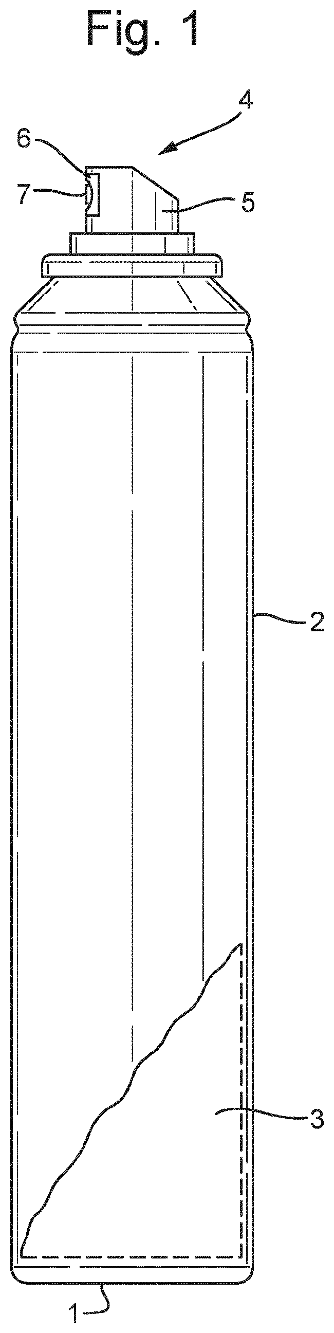 Patent US12569425 — Aerosol hair care product — Figure 1