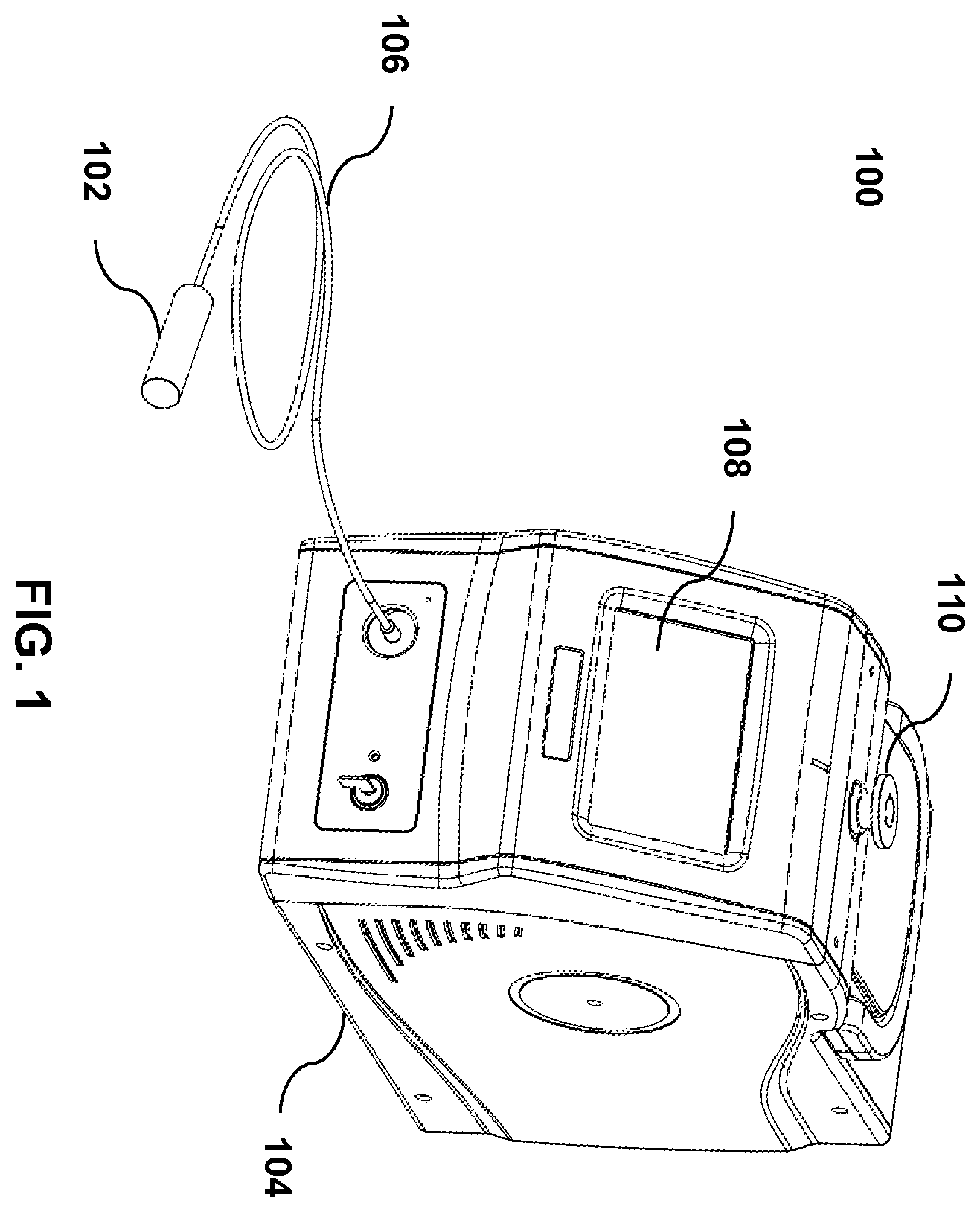 Patent US12569582 — Laser assisted cold plasma disinfection device — Figure 1