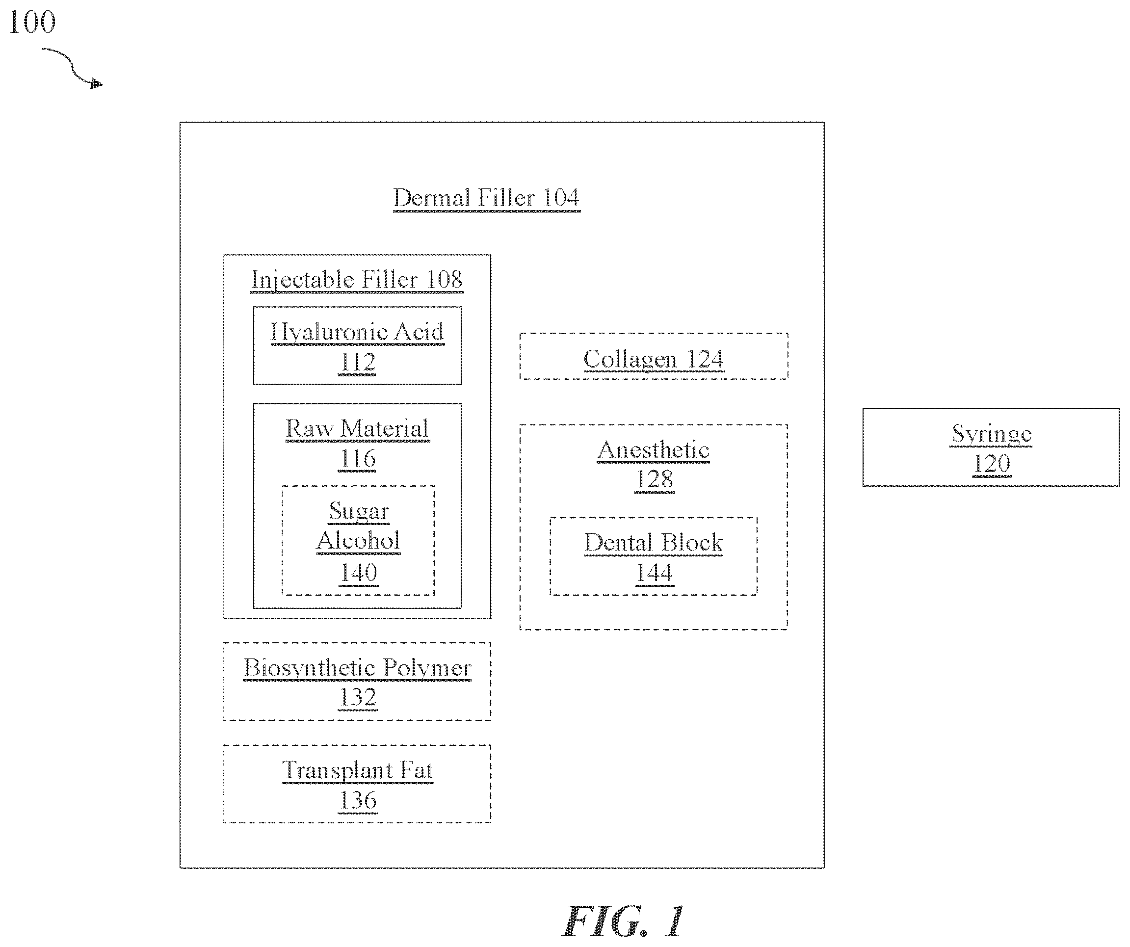 Patent US12569589 — System and methods for delivering a dermal filler — Figure 1