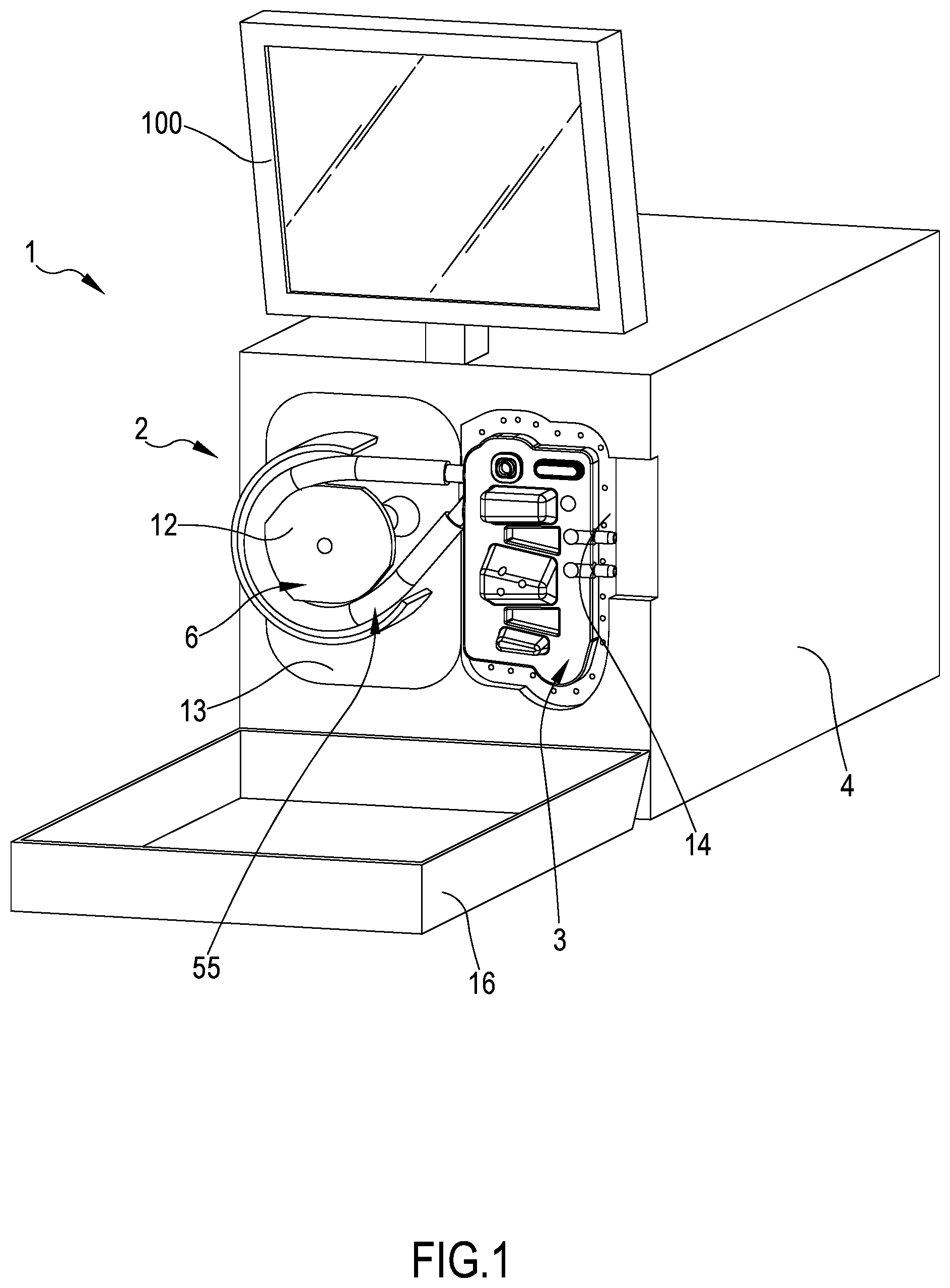 Patent US12569603 — Method for calibrating a peristaltic pump in a medical apparatus and medical apparatus for performing this method — Figure 1