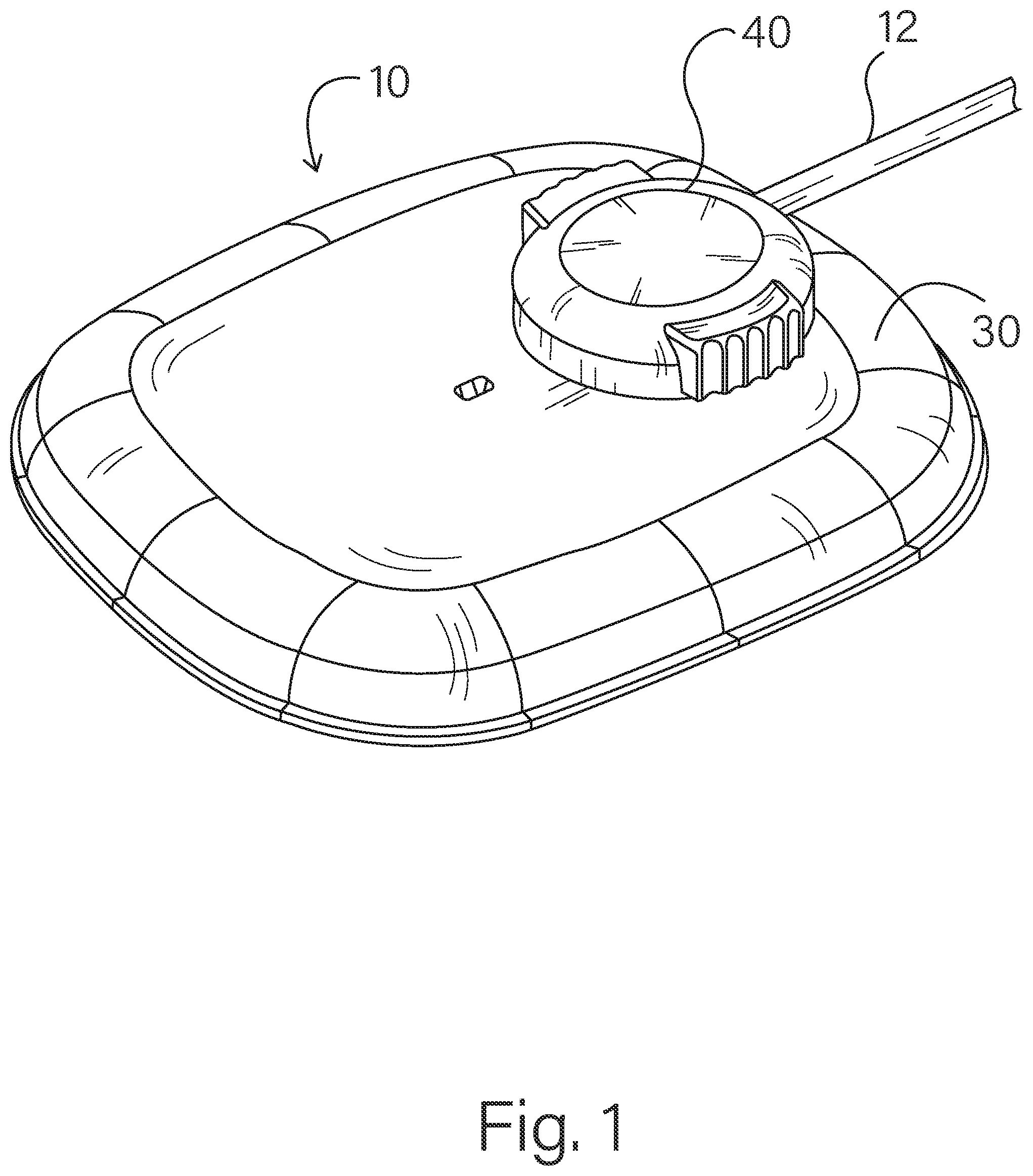 Patent US12569617 — Infusion set with rotatable hub and process — Figure 1