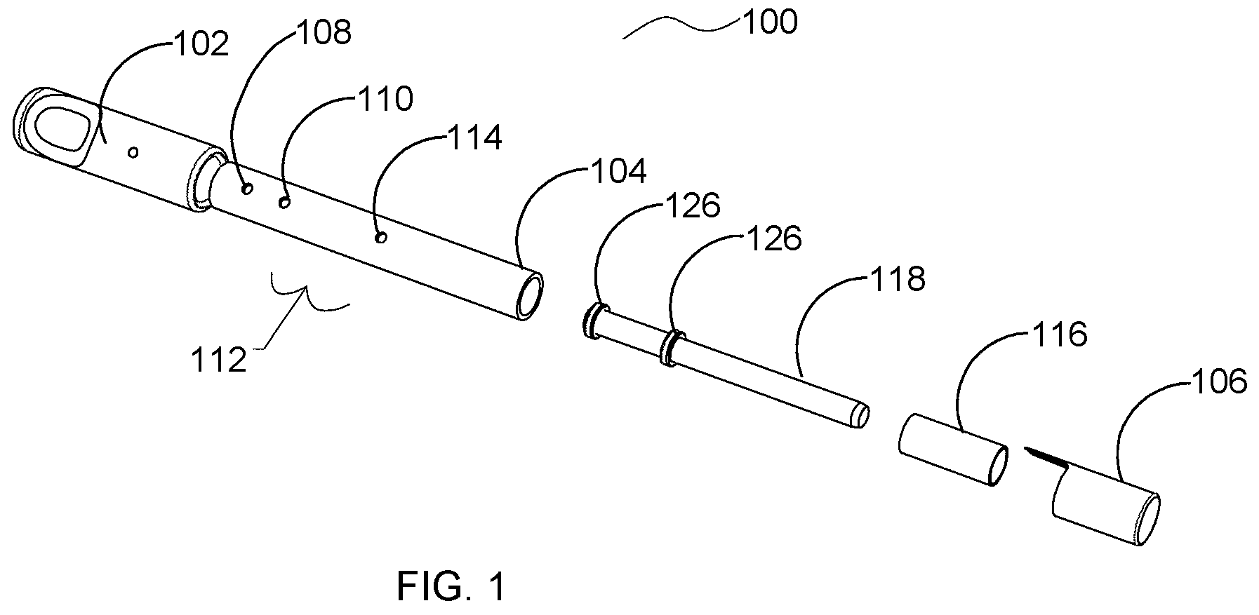 Patent US12569631 — Exothermal vaporizer — Figure 1