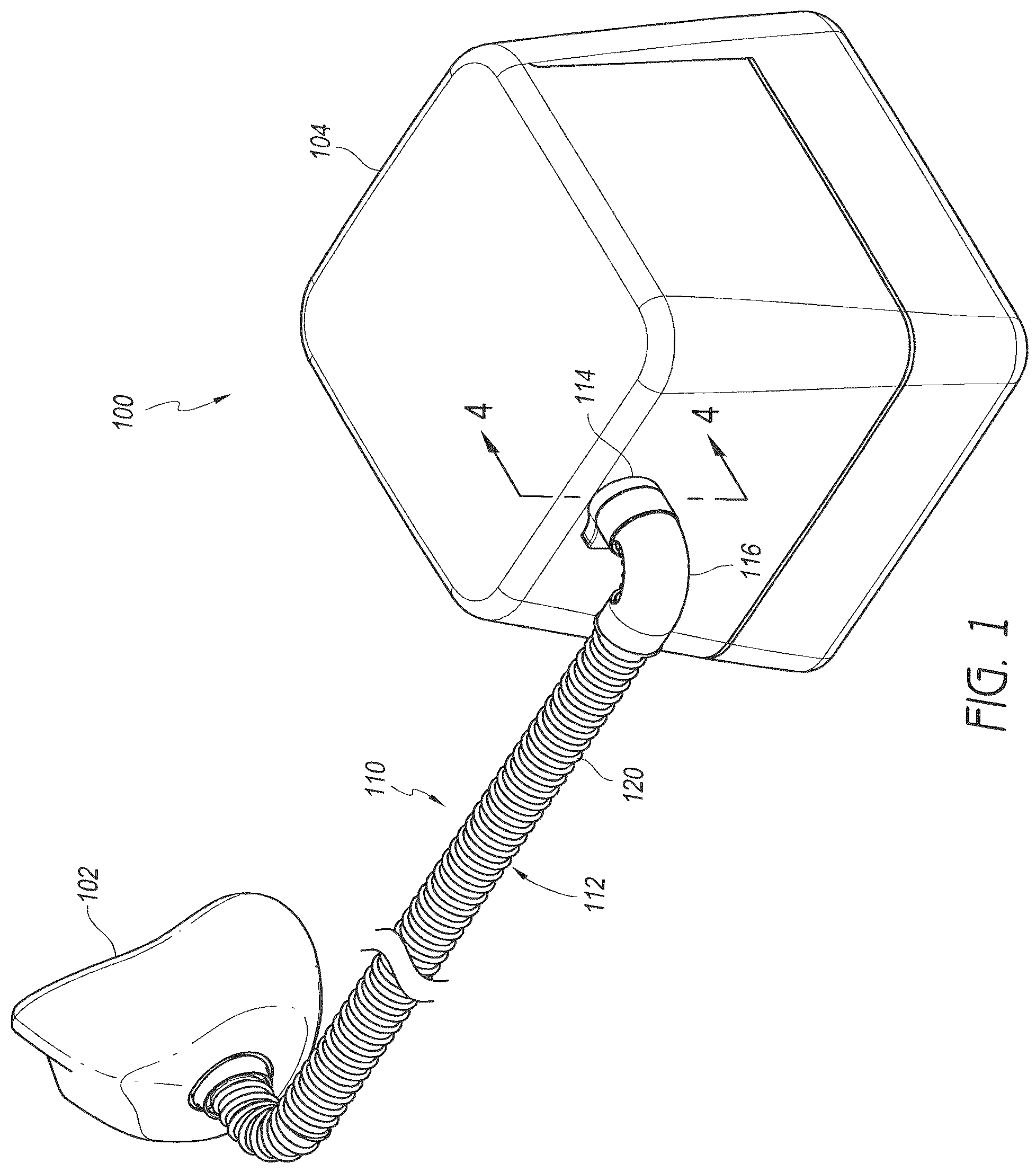 Patent US12569637 — Breathing tube assemblies with adjustable elbow — Figure 1