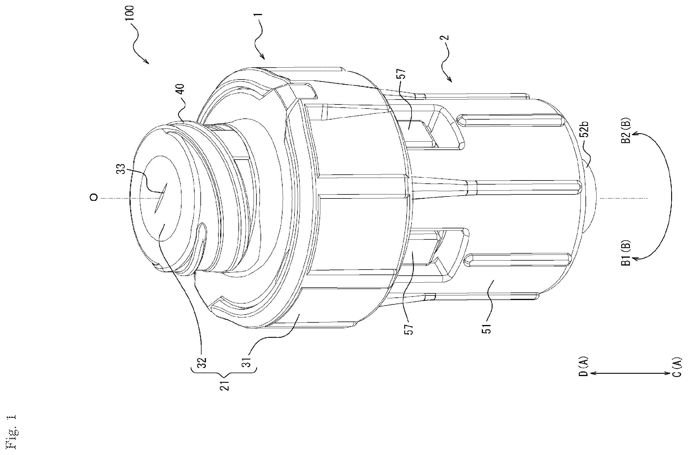 Patent US12569662 — Medical connector — Figure 1