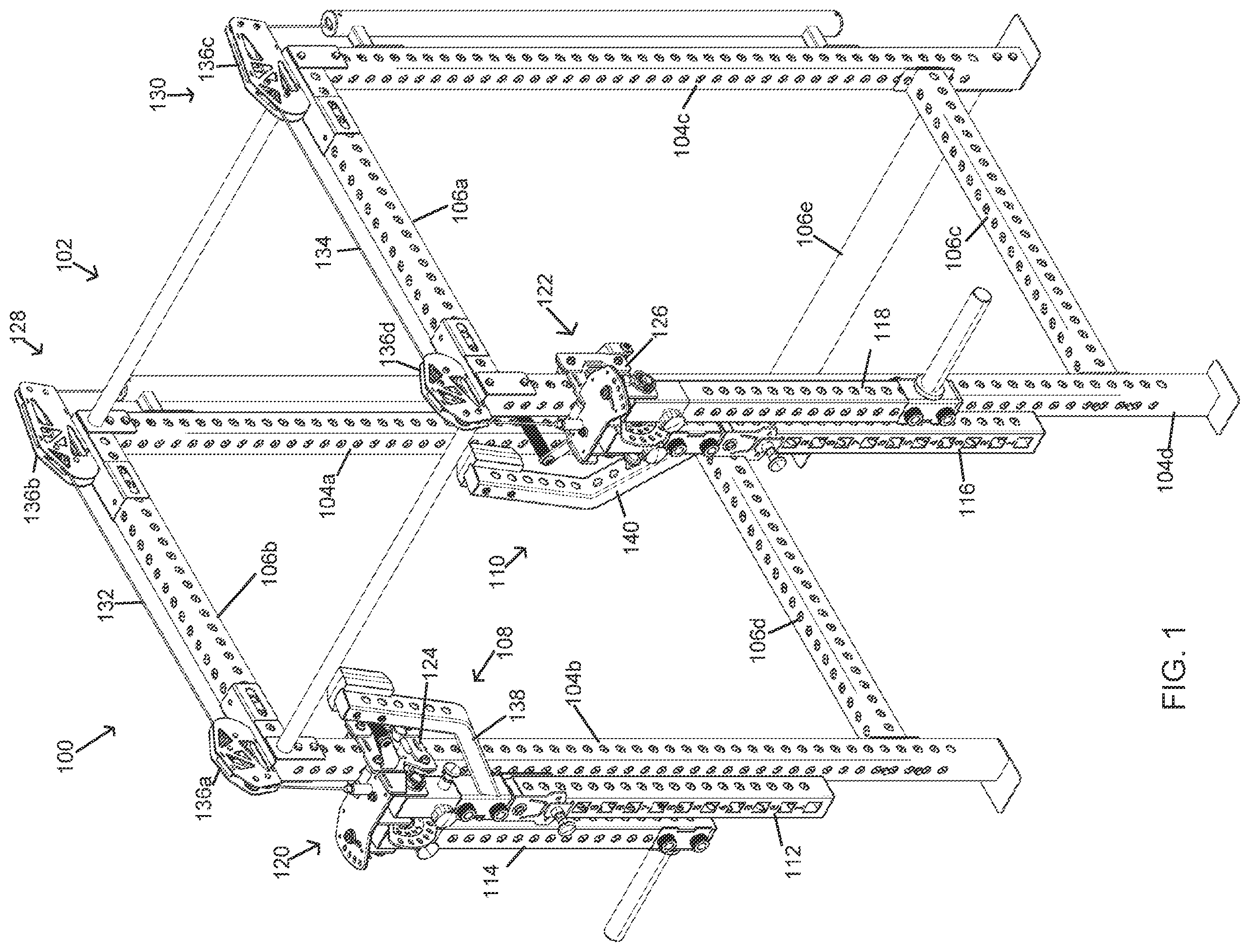 Patent US12569711 — Lever jammer arm exercise machine with a lever jammer arm assembly and dual arm mechanism — Figure 1