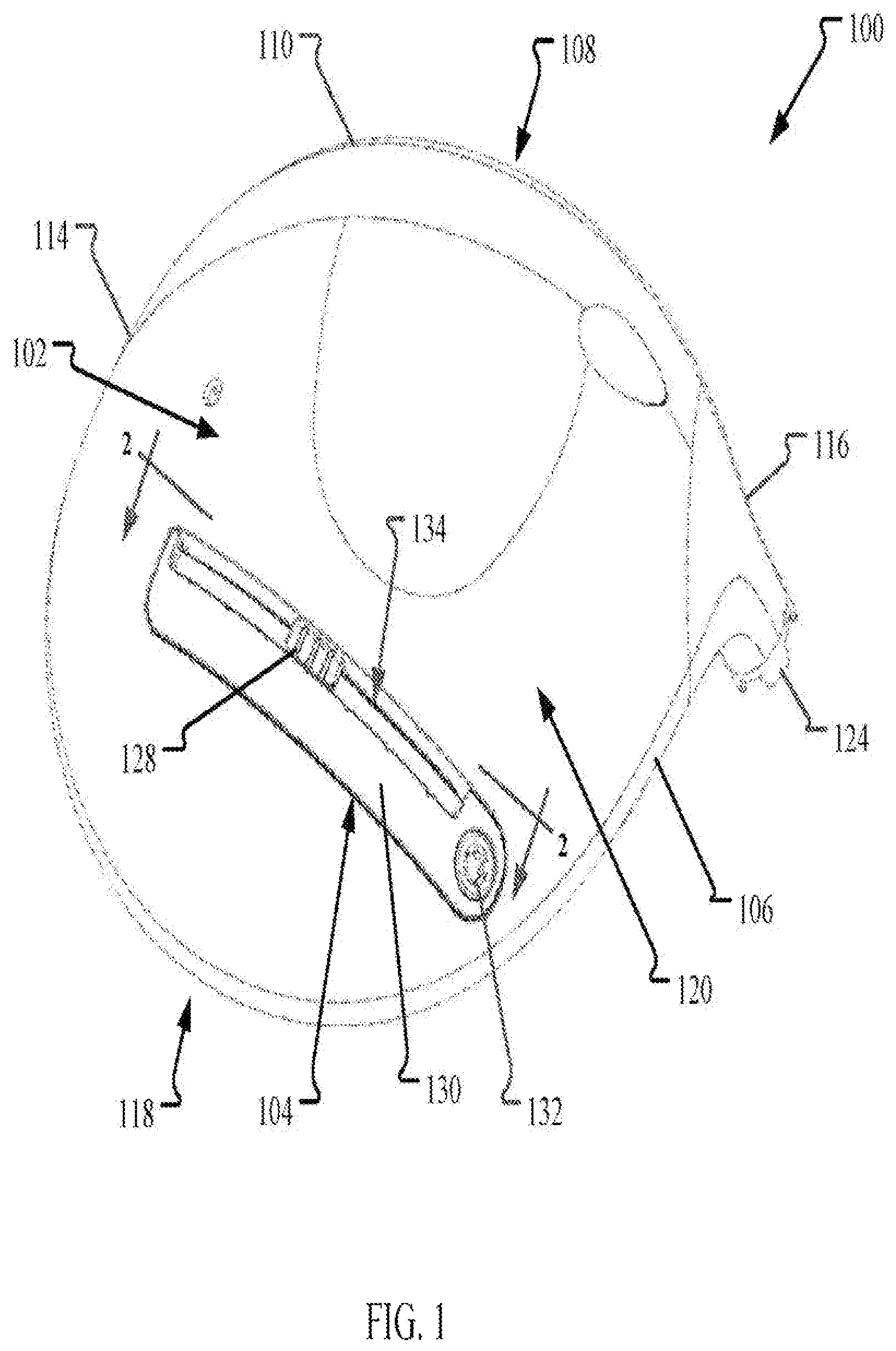 Patent US12569730 Figure 1 – Golf club having an adjustable weight assembly