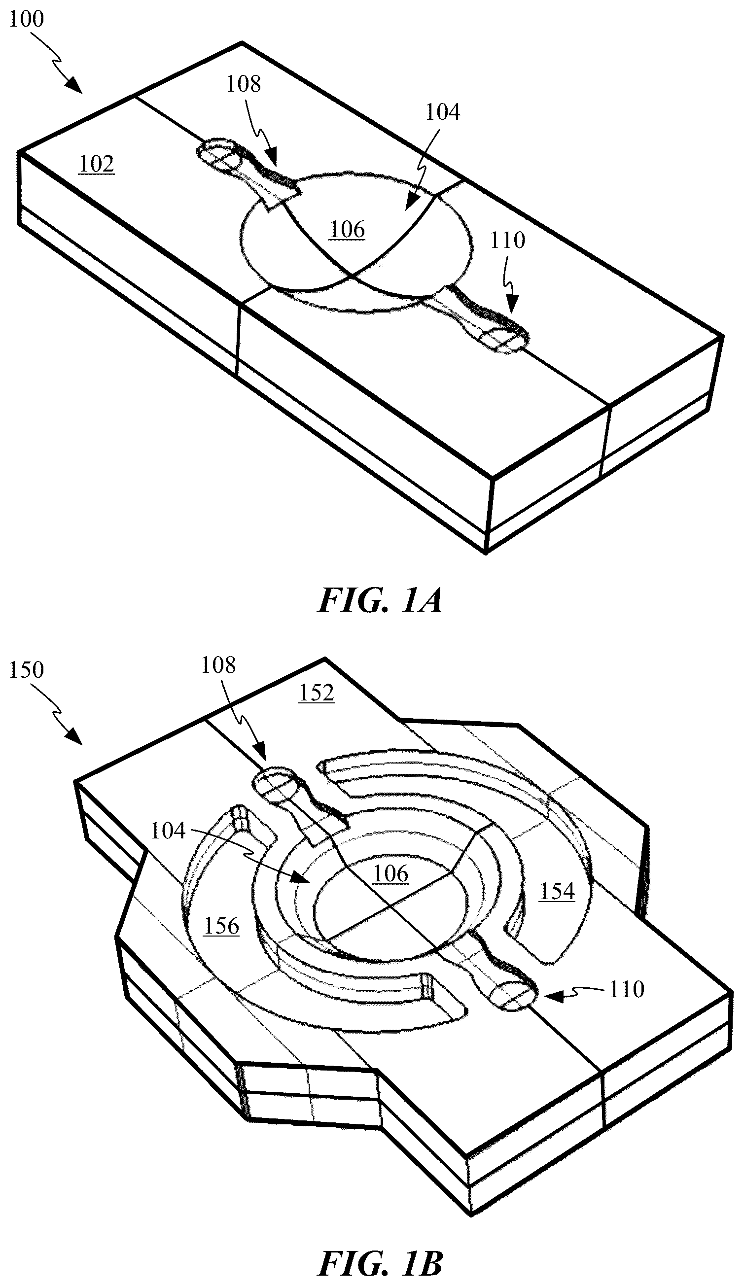 Patent US12569846 — Microfluidic reaction vessel array with patterned films — Figure 1