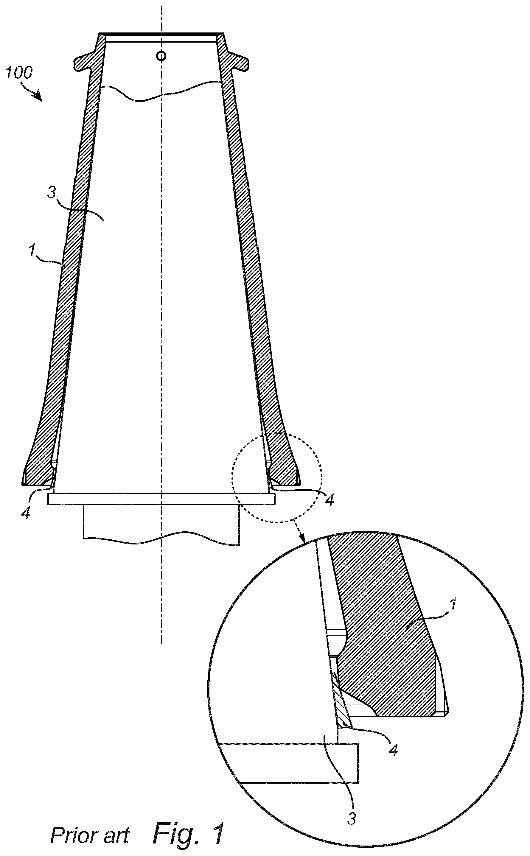Patent US12569854 — Sealing member and mantle comprising such member, gyratory crusher and method of installing — Figure 1