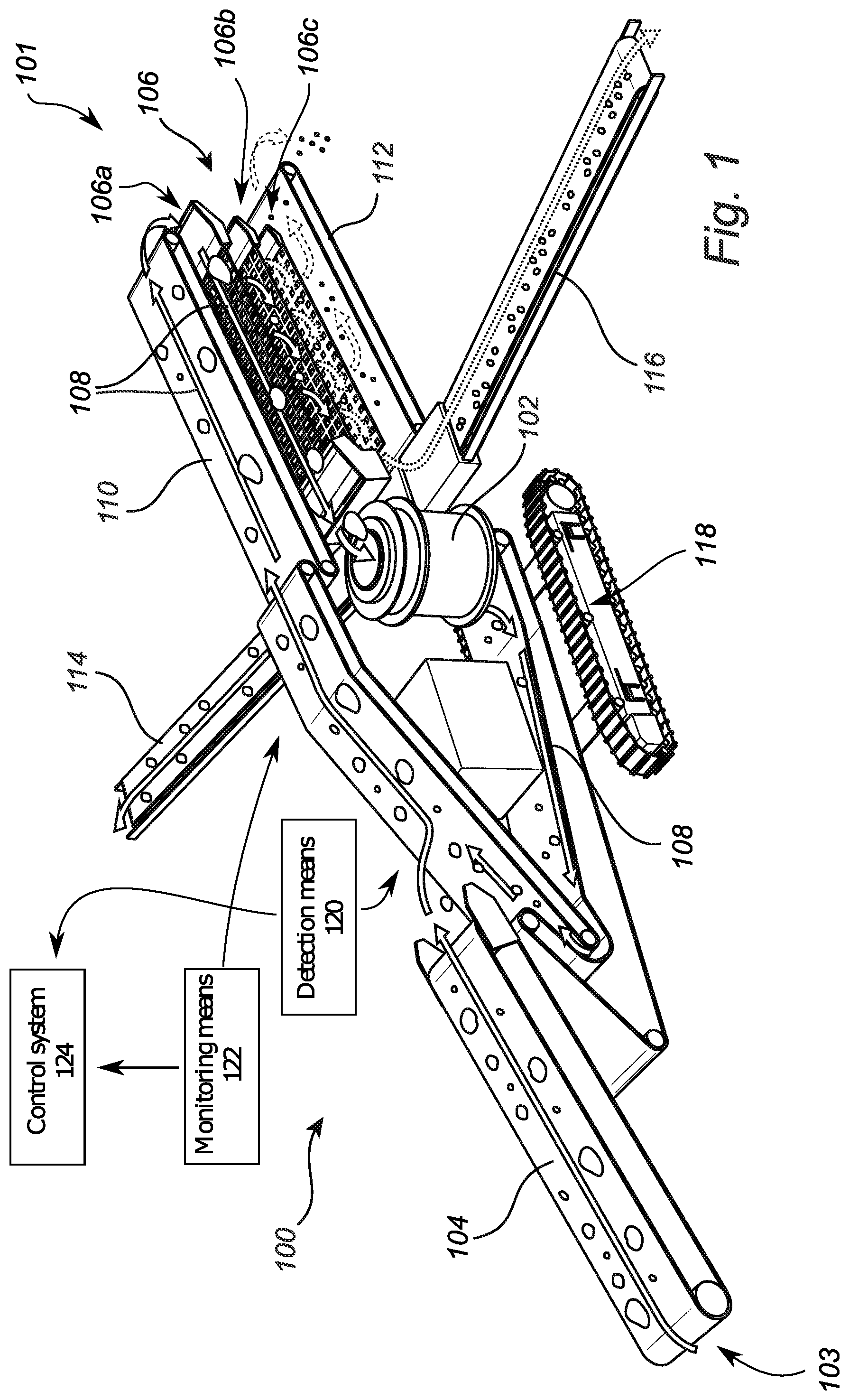 Patent US12569859 Figure 1 – Crushing equipment and a method for controlling the same