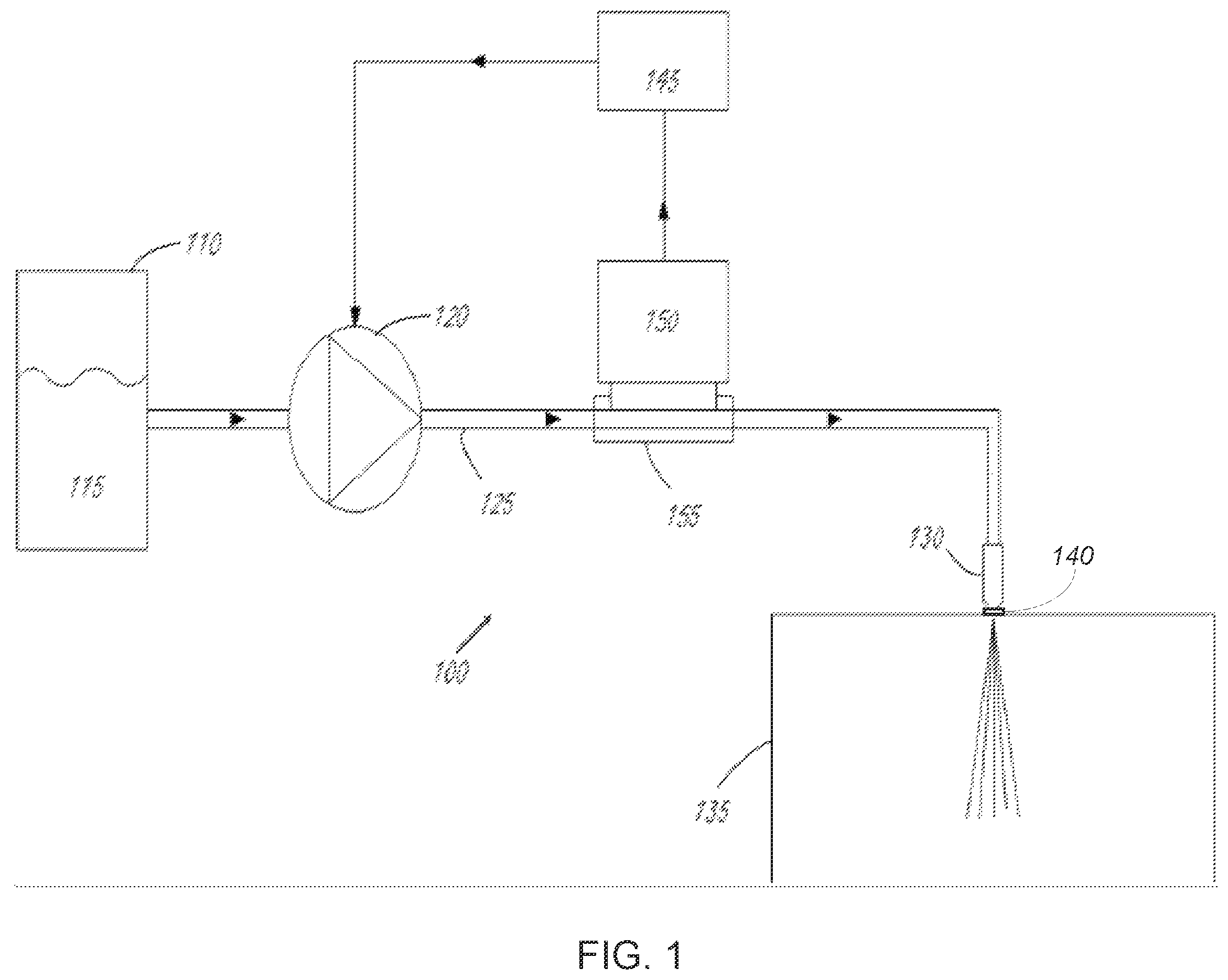 Patent US12569865 — Electrostatic spray nozzle including induction ring — Figure 1