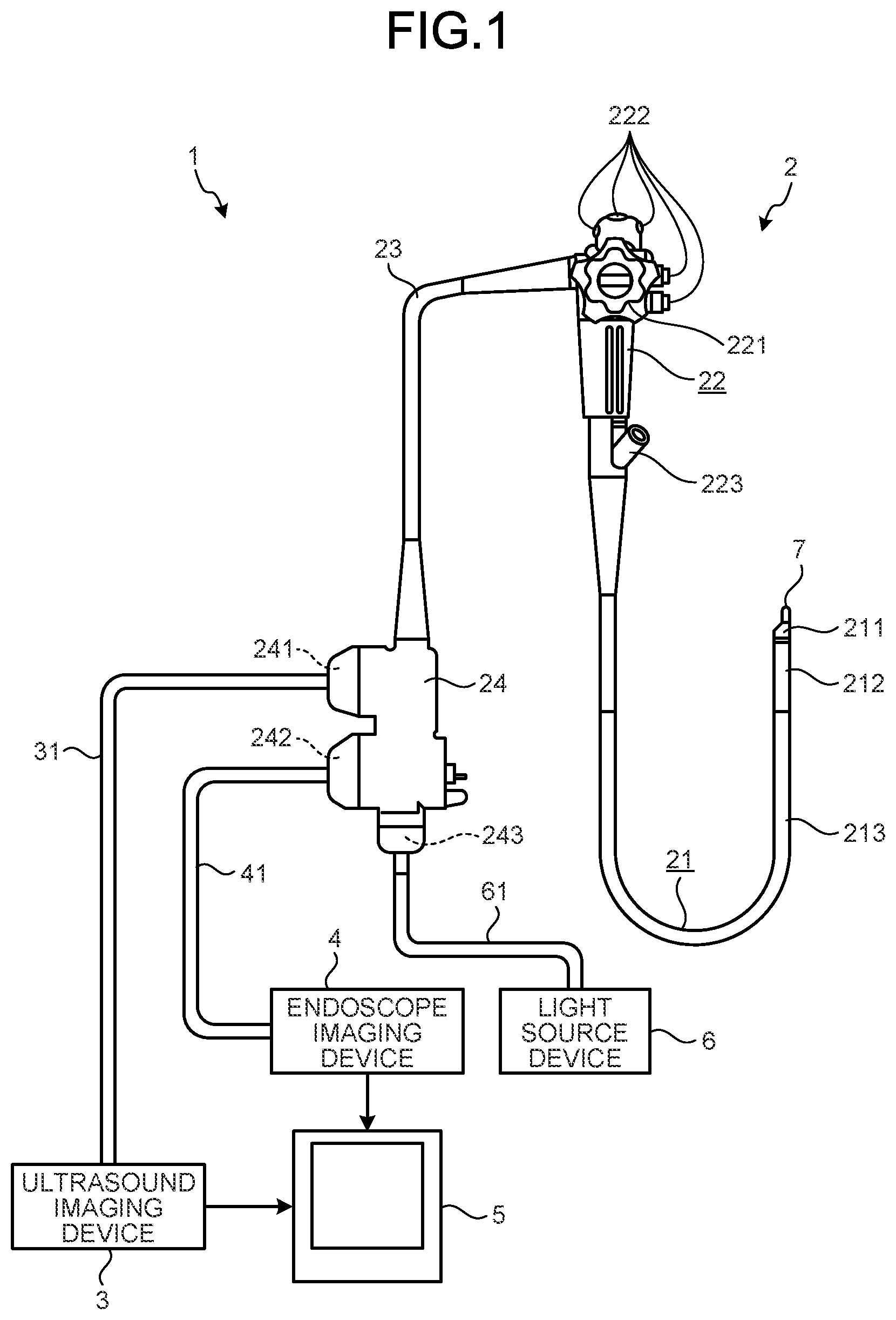 Patent US12569883 — Multilayer board, probe unit, and ultrasound endoscope — Figure 1