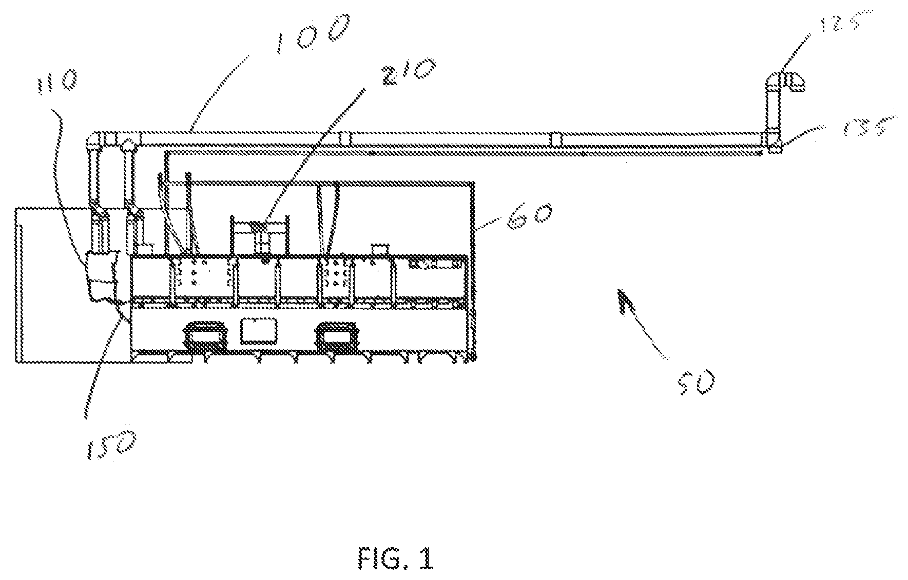 Patent US12569889 Figure 1 – Gas heating system for a parts washing machine, and to the method of converting an electric parts washing machine to a gas parts washing machine