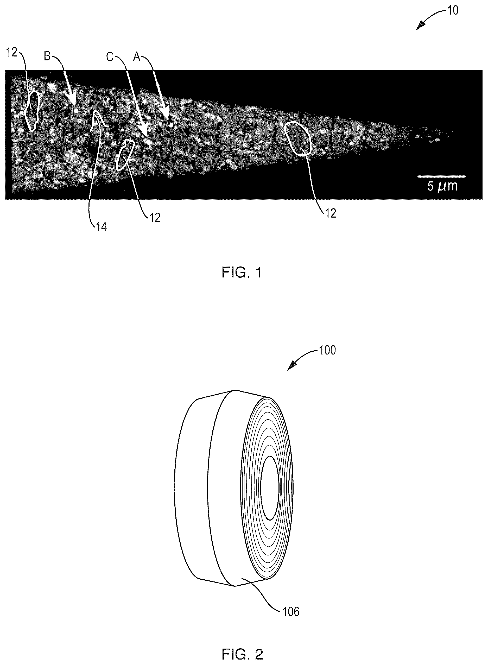 Patent US12569895 Figure 1 – Systems, compositions, and methods for producing sharp edges