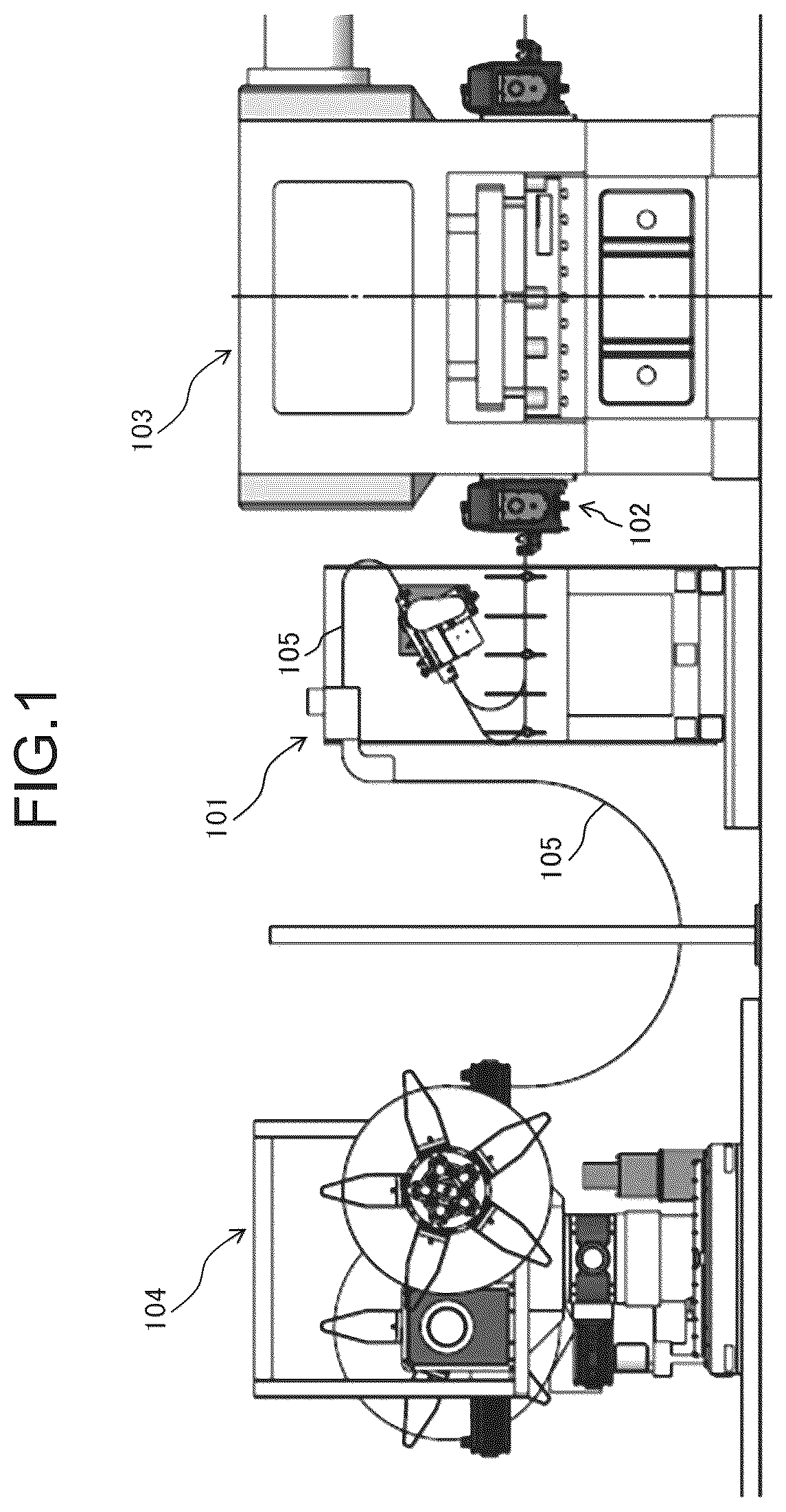Patent US12569903 — Plate material supplying apparatus — Figure 1