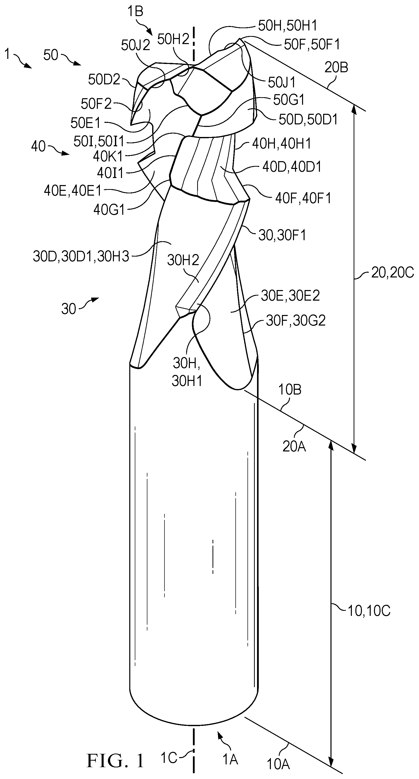 Patent US12569921 — T-slot router bit — Figure 1