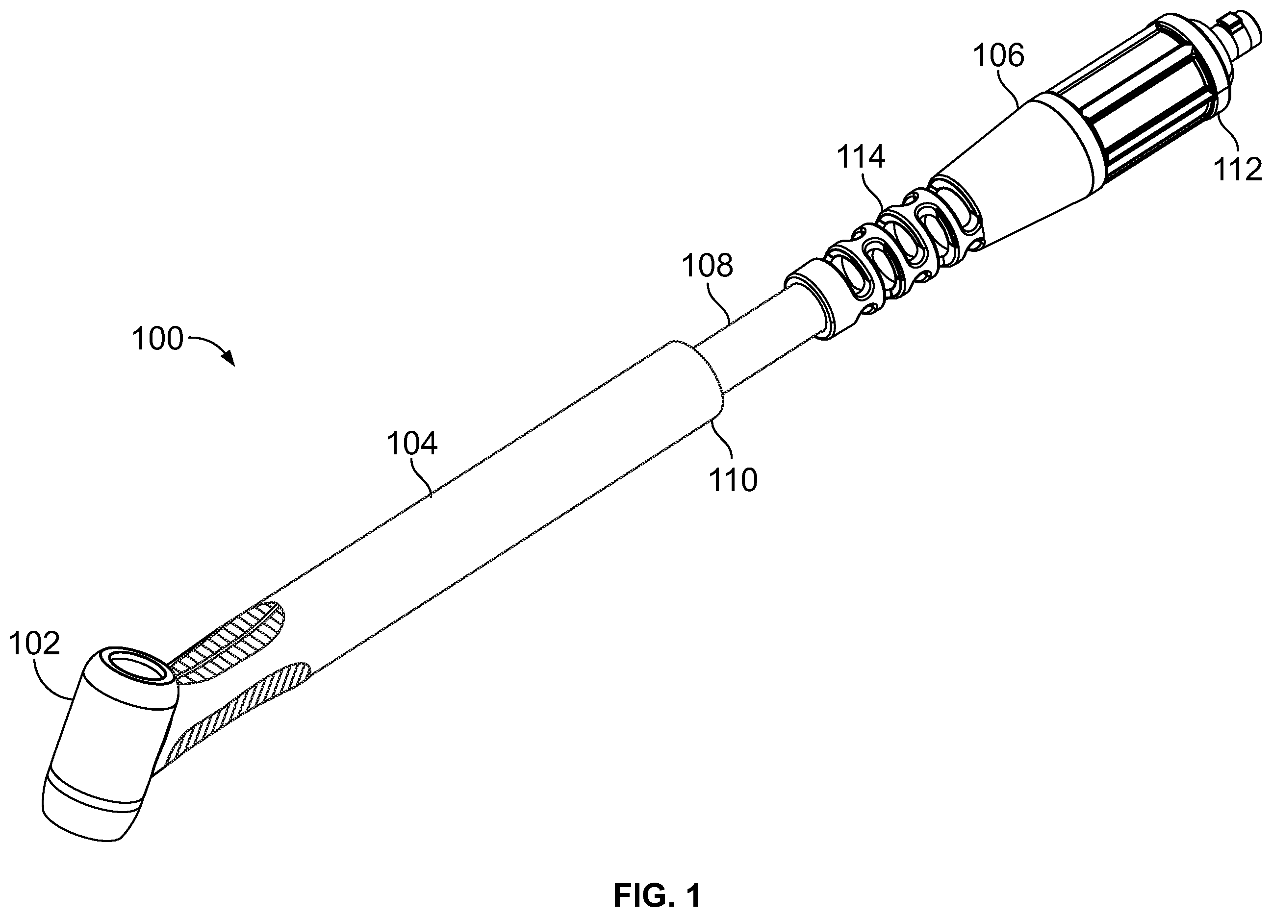Patent US12569926 — Integrated welding torches and extension cables — Figure 1