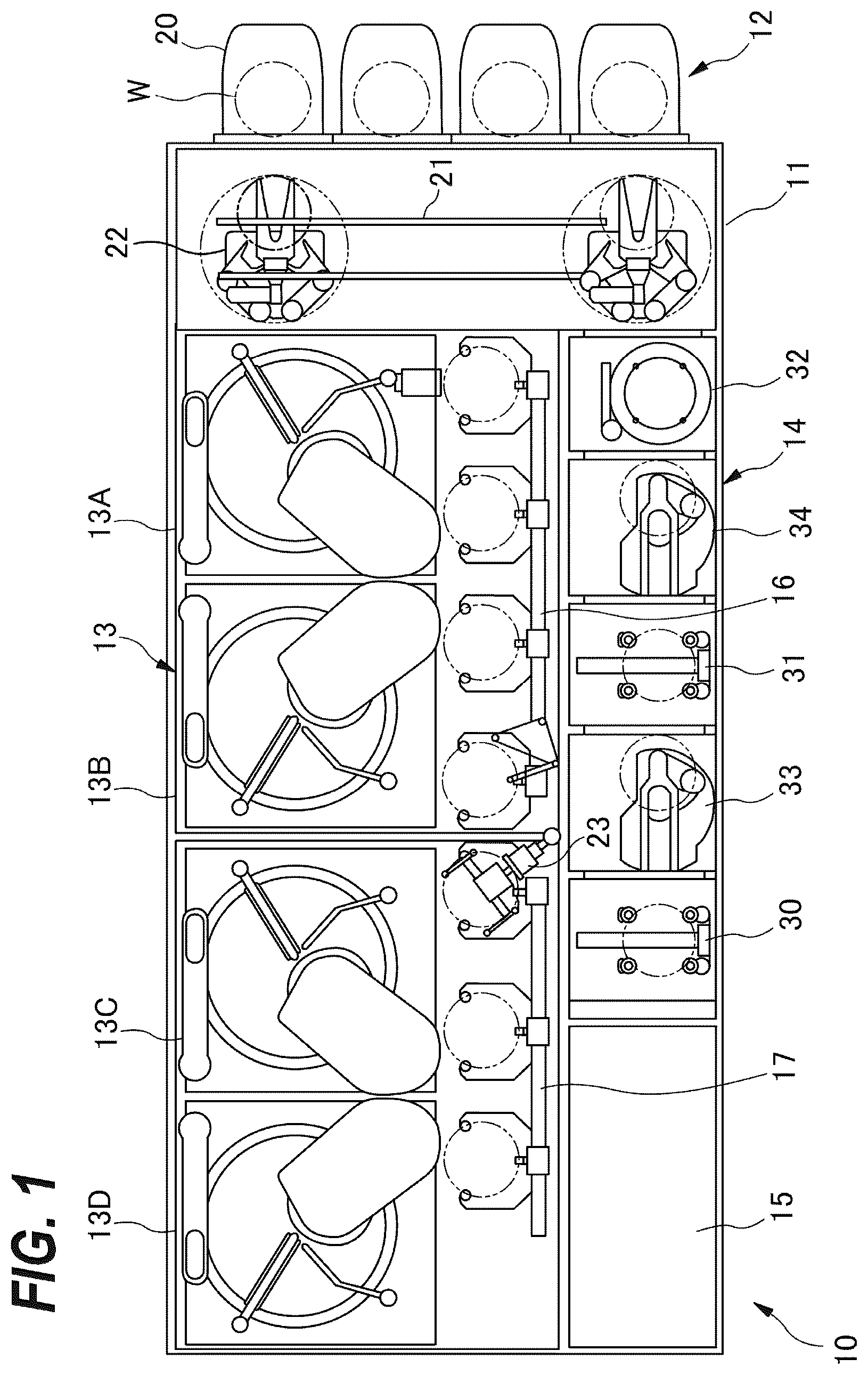 Patent US12569956 — Control method for processing of a substrate — Figure 1