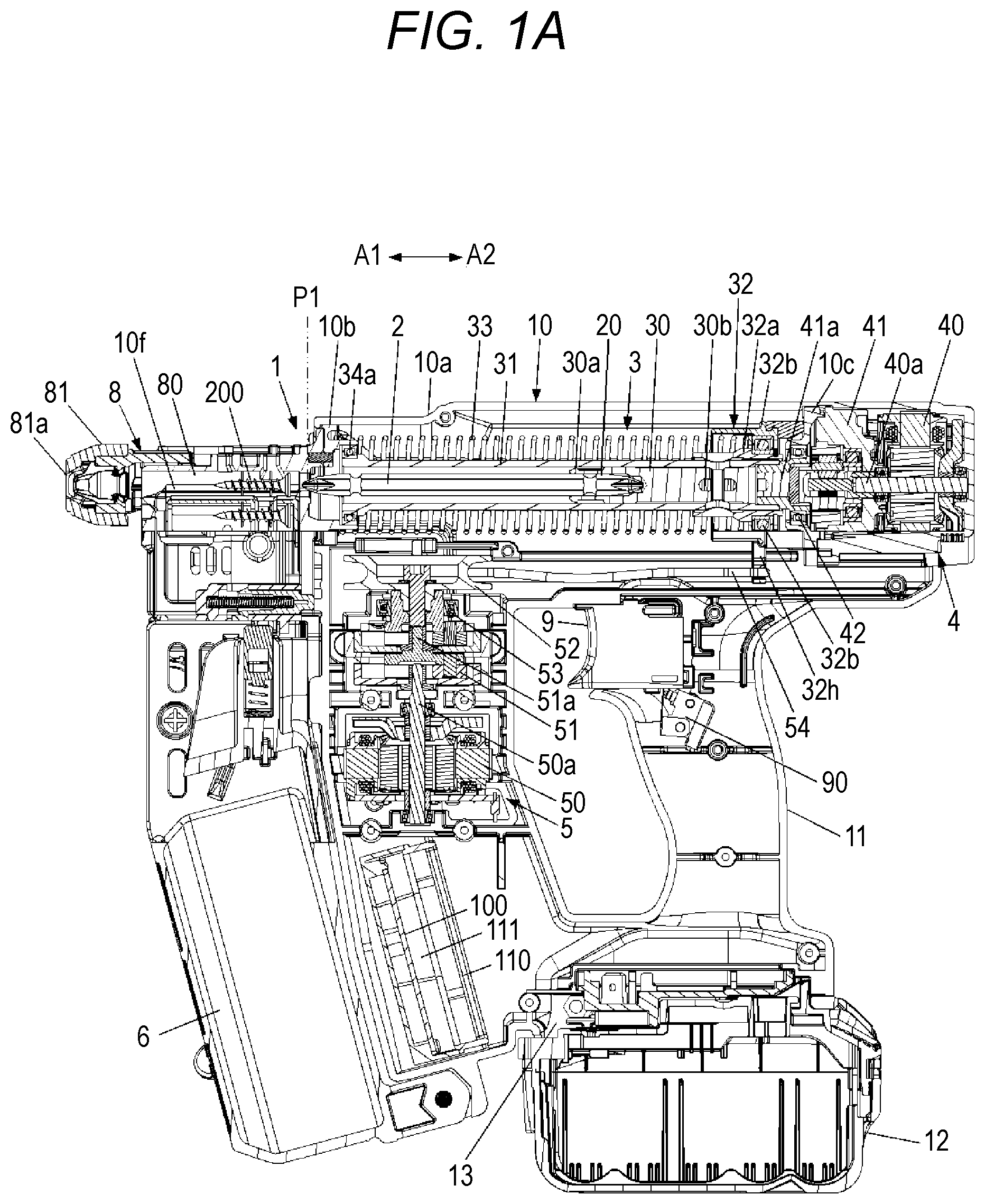 Patent US12569959 — Fastening tool — Figure 1