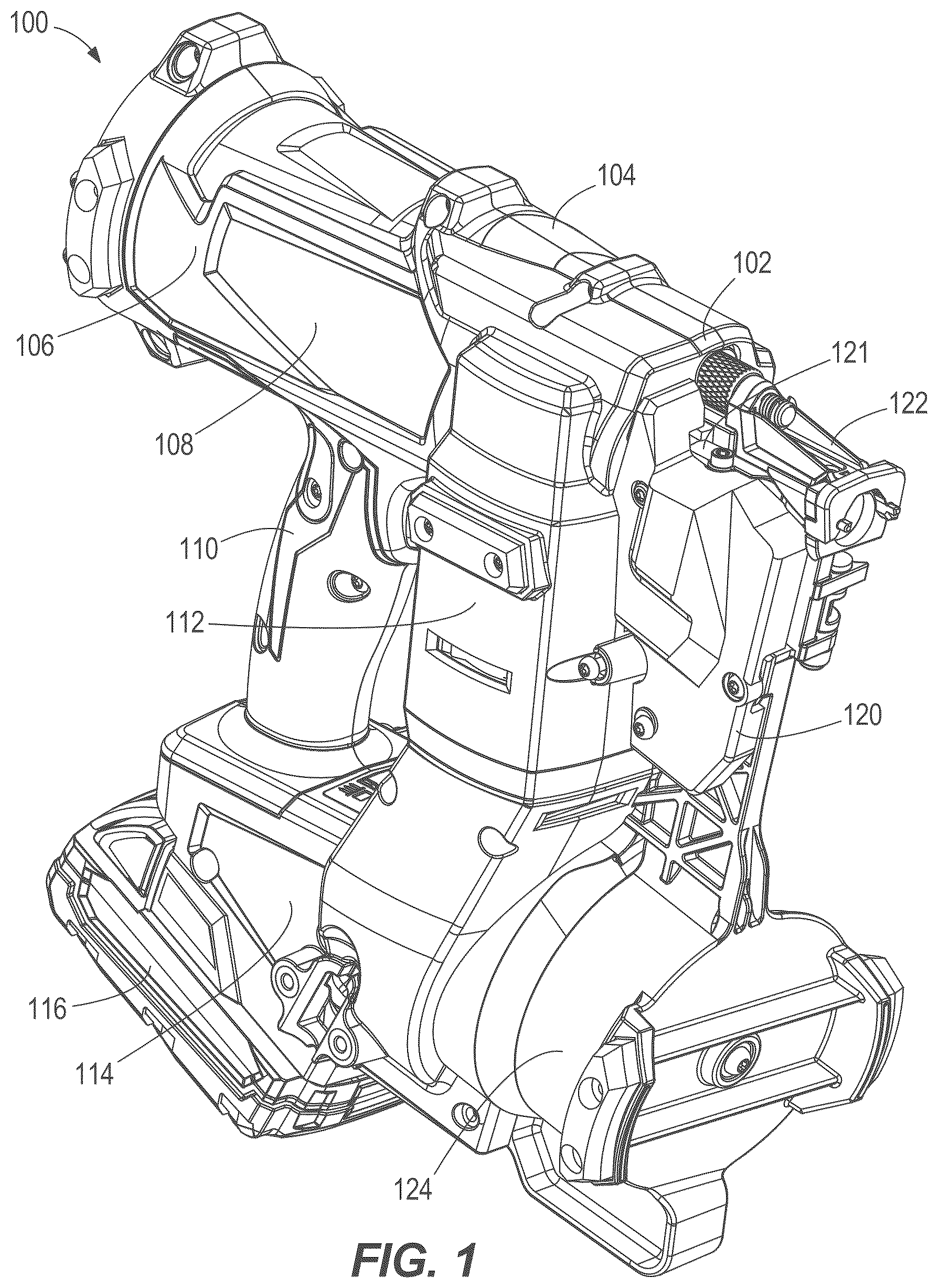 Patent US12569966 — Powered fastener driver — Figure 1