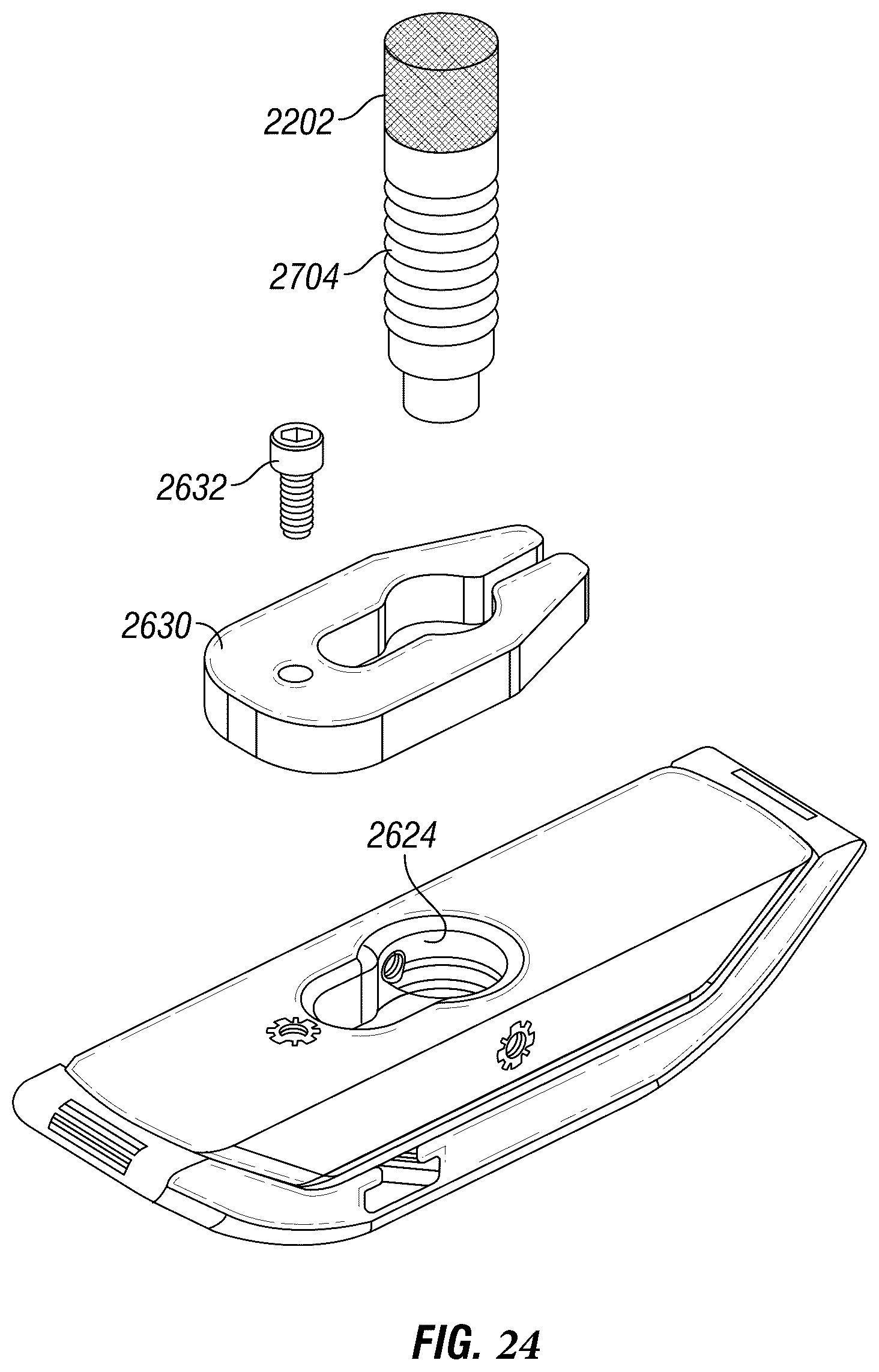 Patent US12569979 Figure 15 – Inspection robot with offset sled mounts for inspecting thick assets