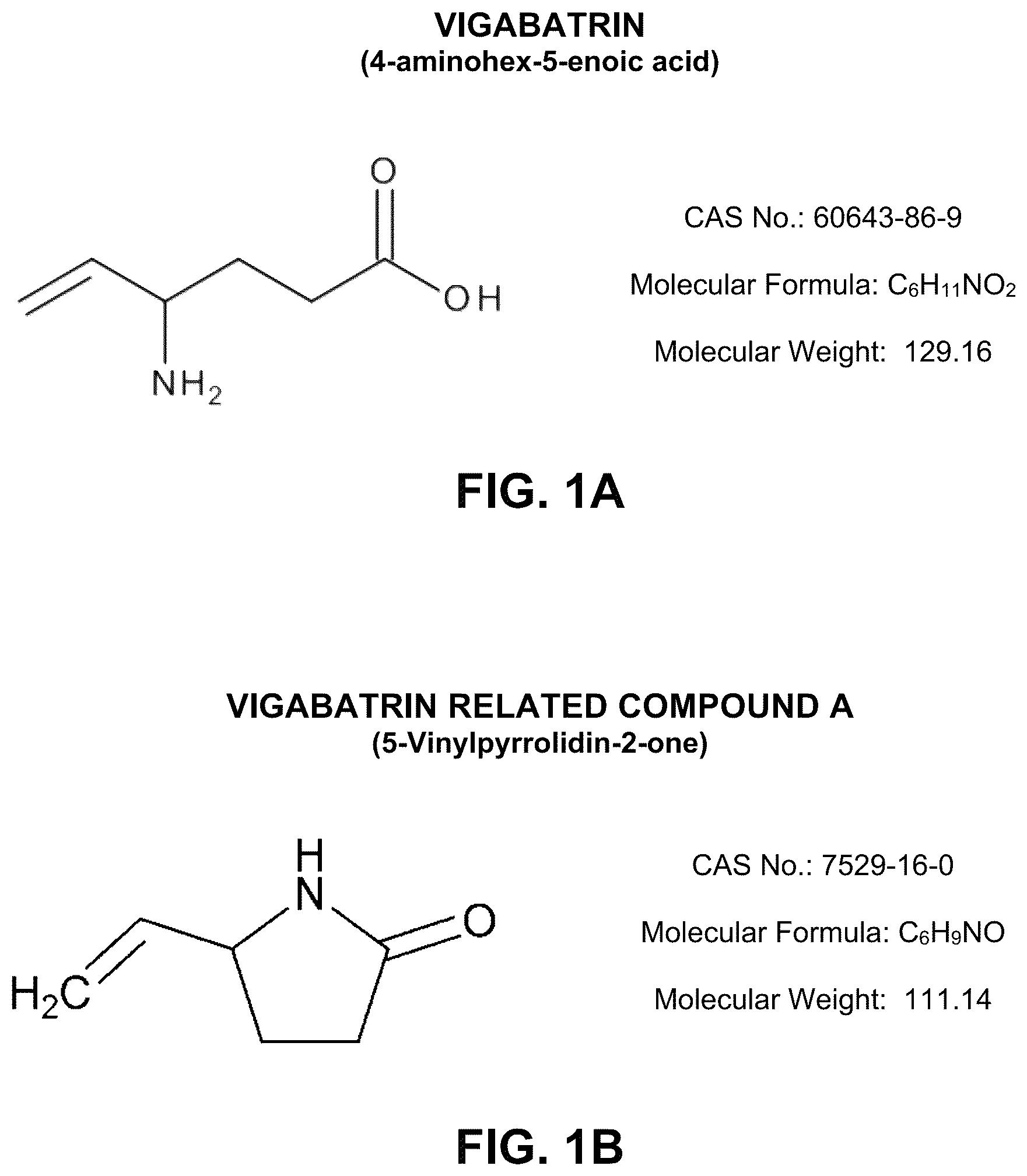 Patent US12576054 — Vigabatrin liquid pharmaceutical composition — Figure 1