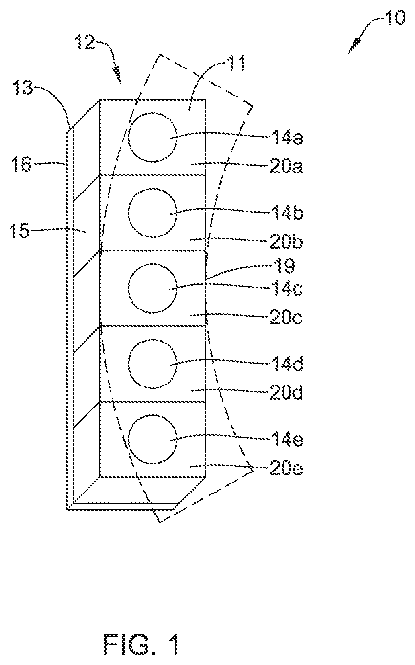 Patent US12576173 — Flexible UVC disinfectant device — Figure 1