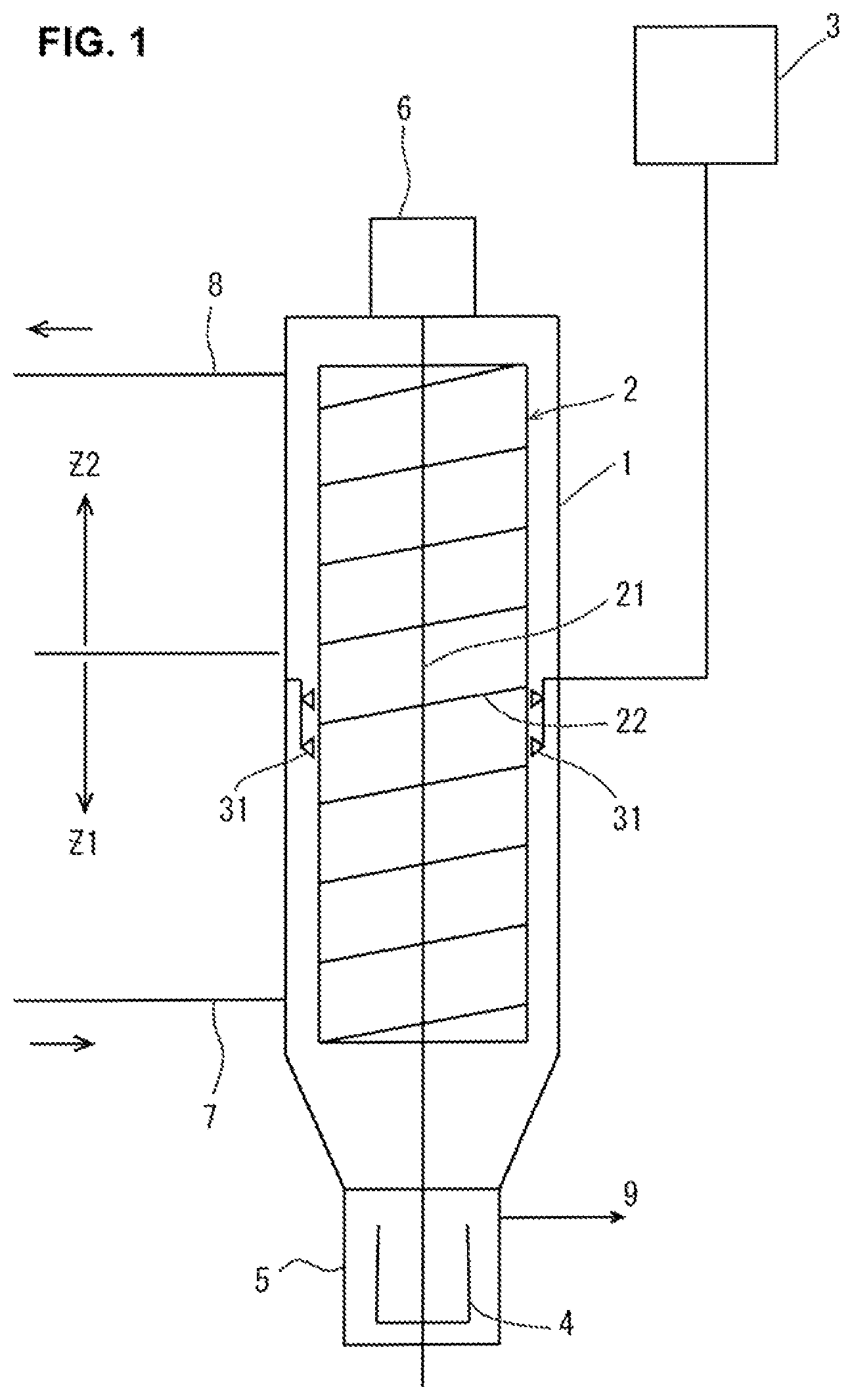 Patent US12576179 — Virus removal device — Figure 1