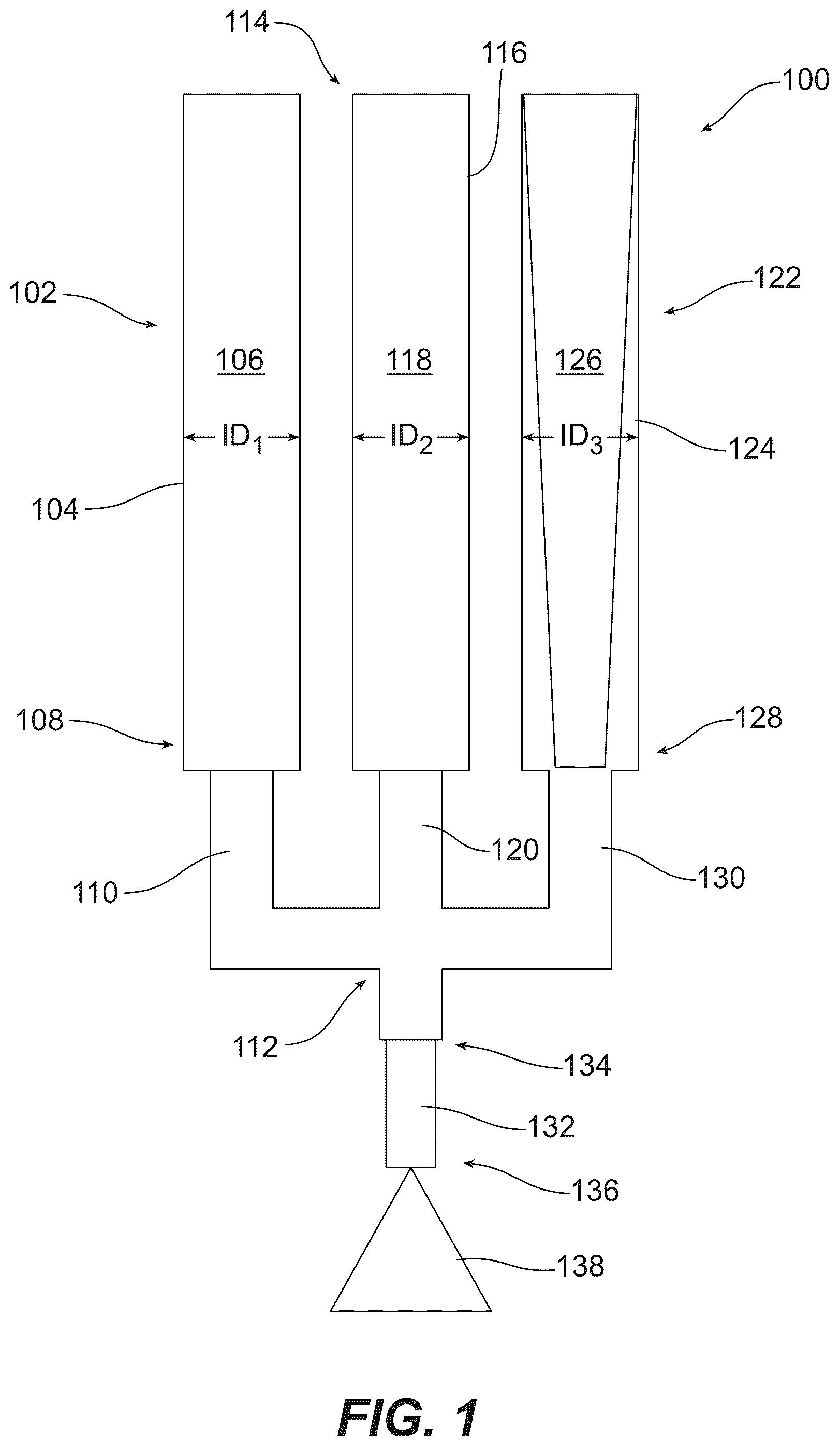 Patent US12576183 — Methods and devices for changing the flow rates of pH modifying fluids for controlling cross-linking rates of reactive components of biocompatible sealing compositions — Figure 1