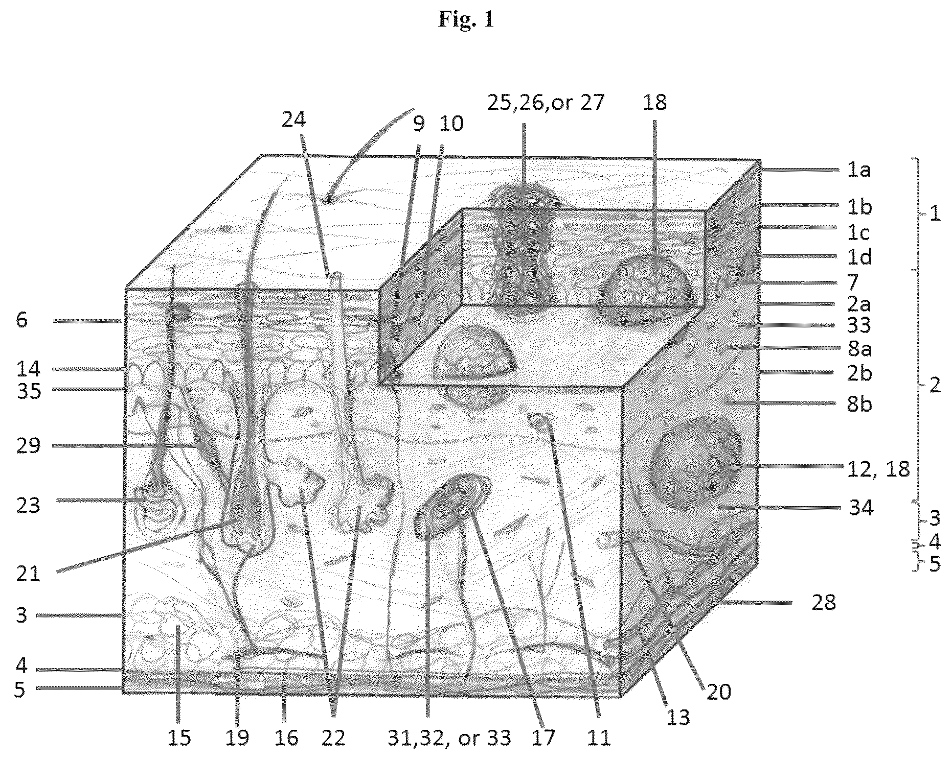Patent US12576188 — Engineered three-dimensional skin tissues, arrays thereof, and methods of making the same — Figure 1