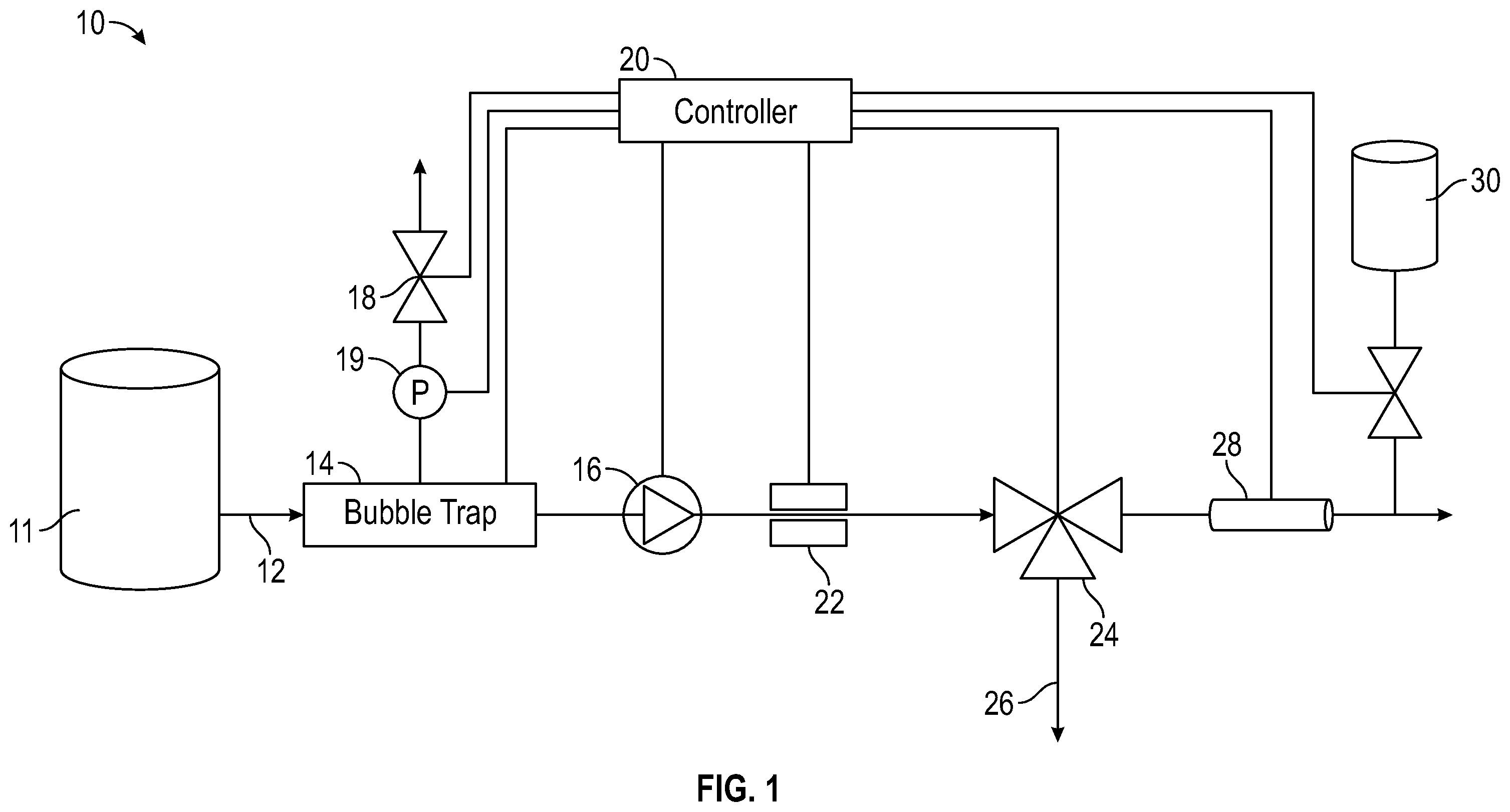 Patent US12576199 — Flowmeter for proportioning water in dialysis system — Figure 1