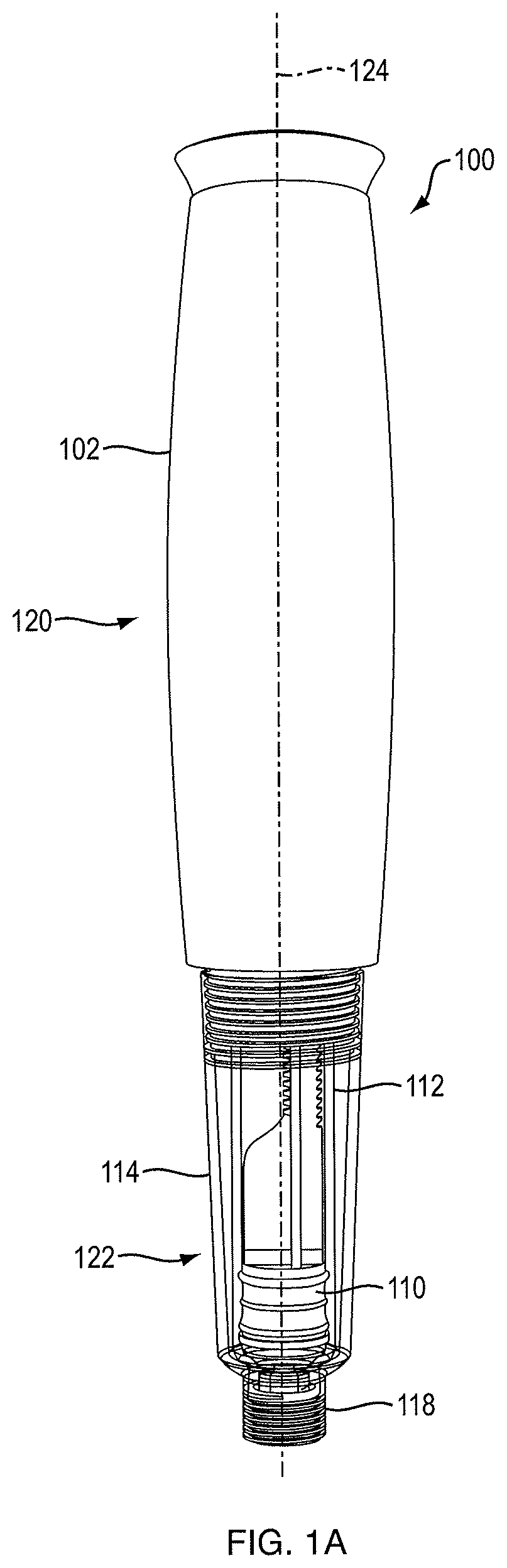 Patent US12576213 — Multiple dosage injector with rack and pinion dosage system having ram that includes a lockout protrusion — Figure 1